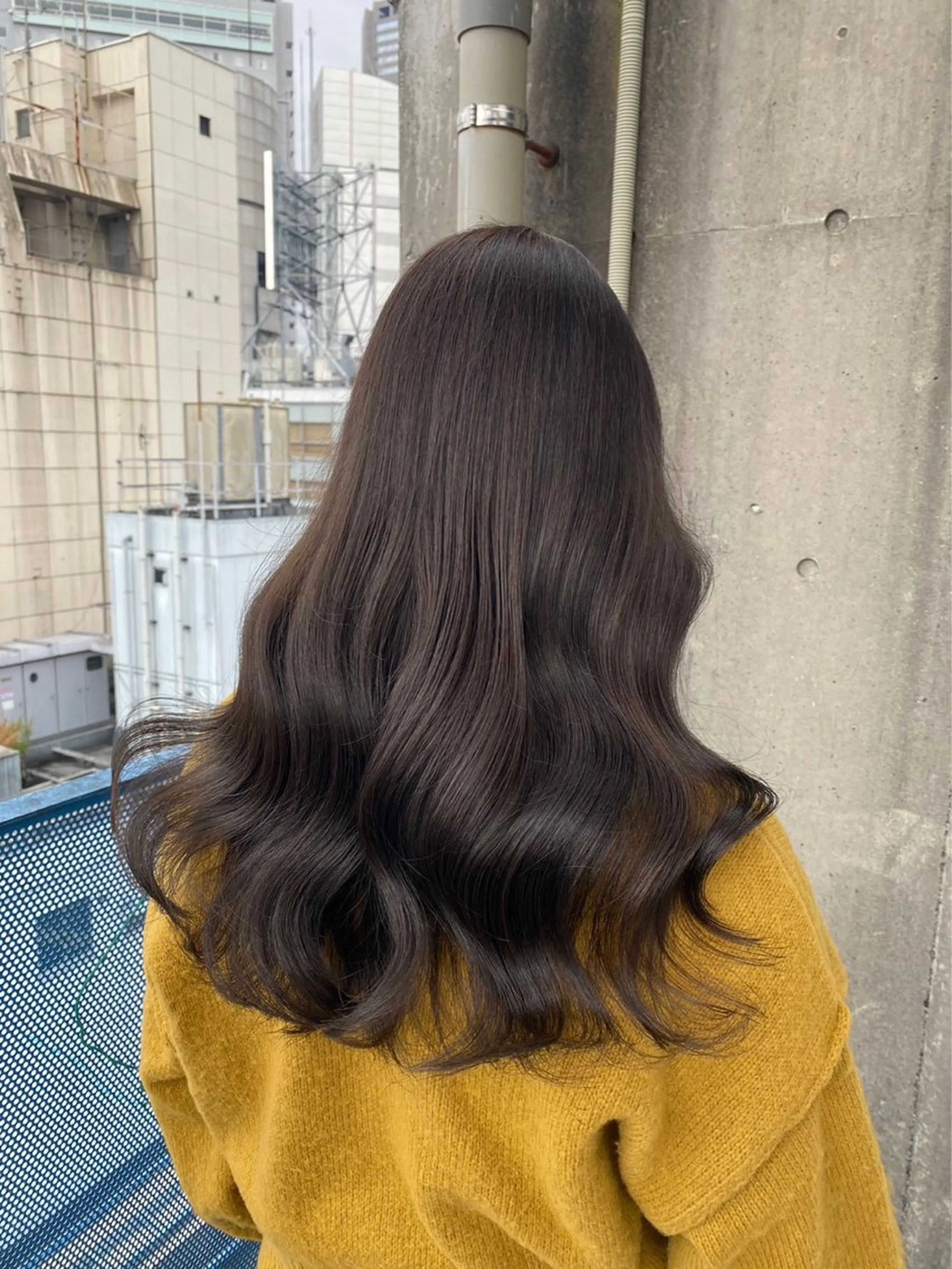 ミディアム ブラウンベージュ🤎 ブリーチなし🤎のヘアスタイル