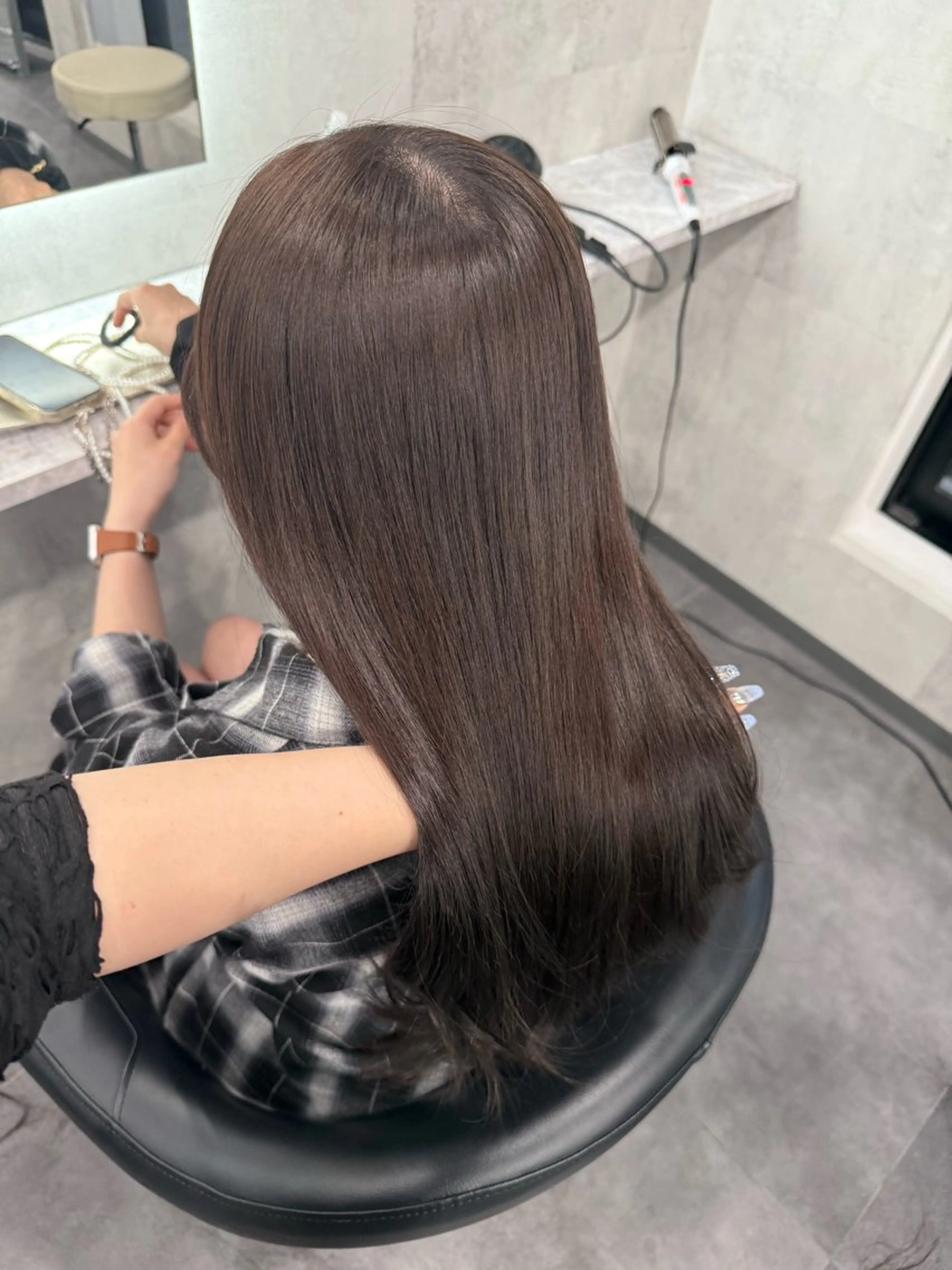 セミロング 💖艶髪/韓国ヘア 💖asukaのヘアスタイル