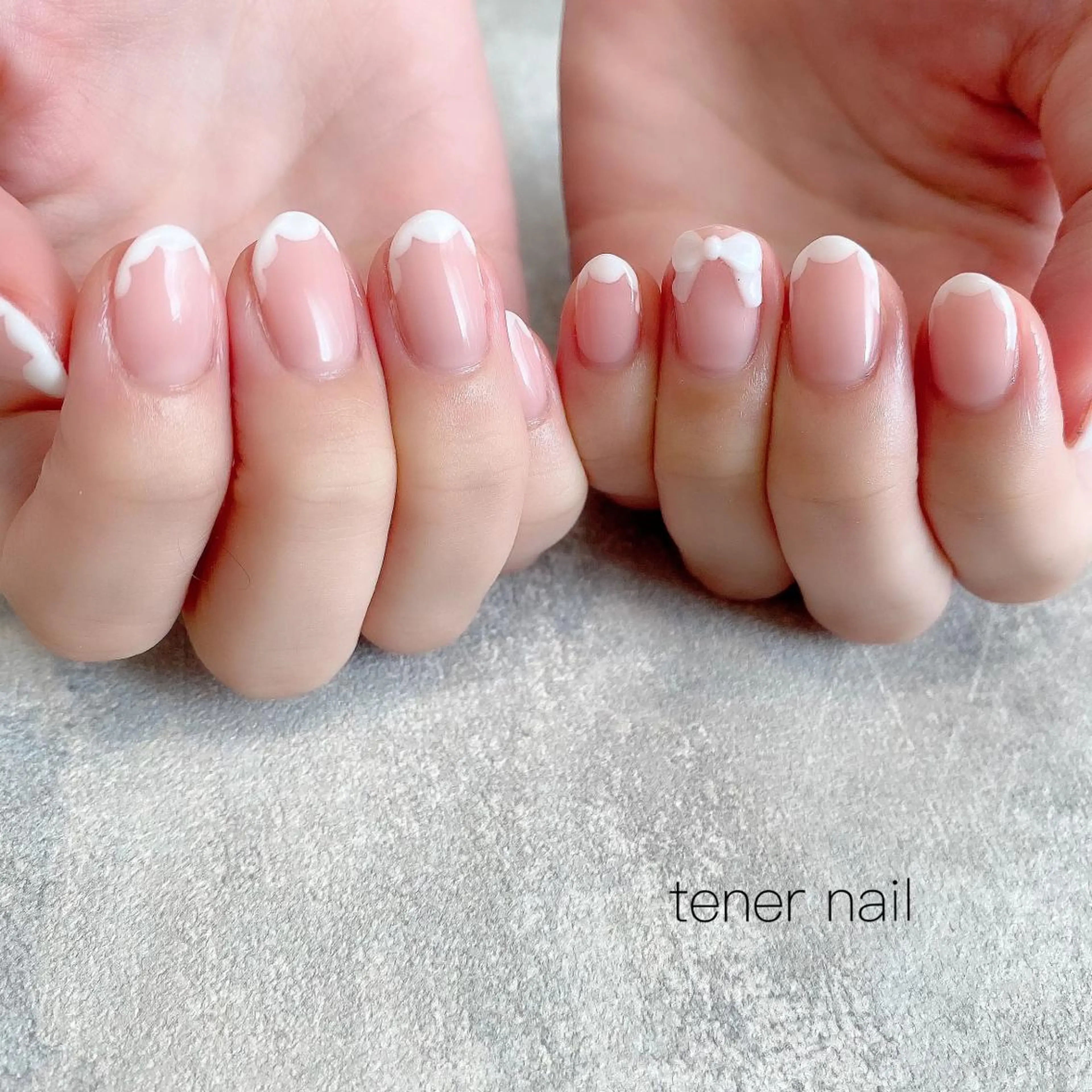 ネイル フレンチネイル テネルネイル tener nailのネイルデザイン