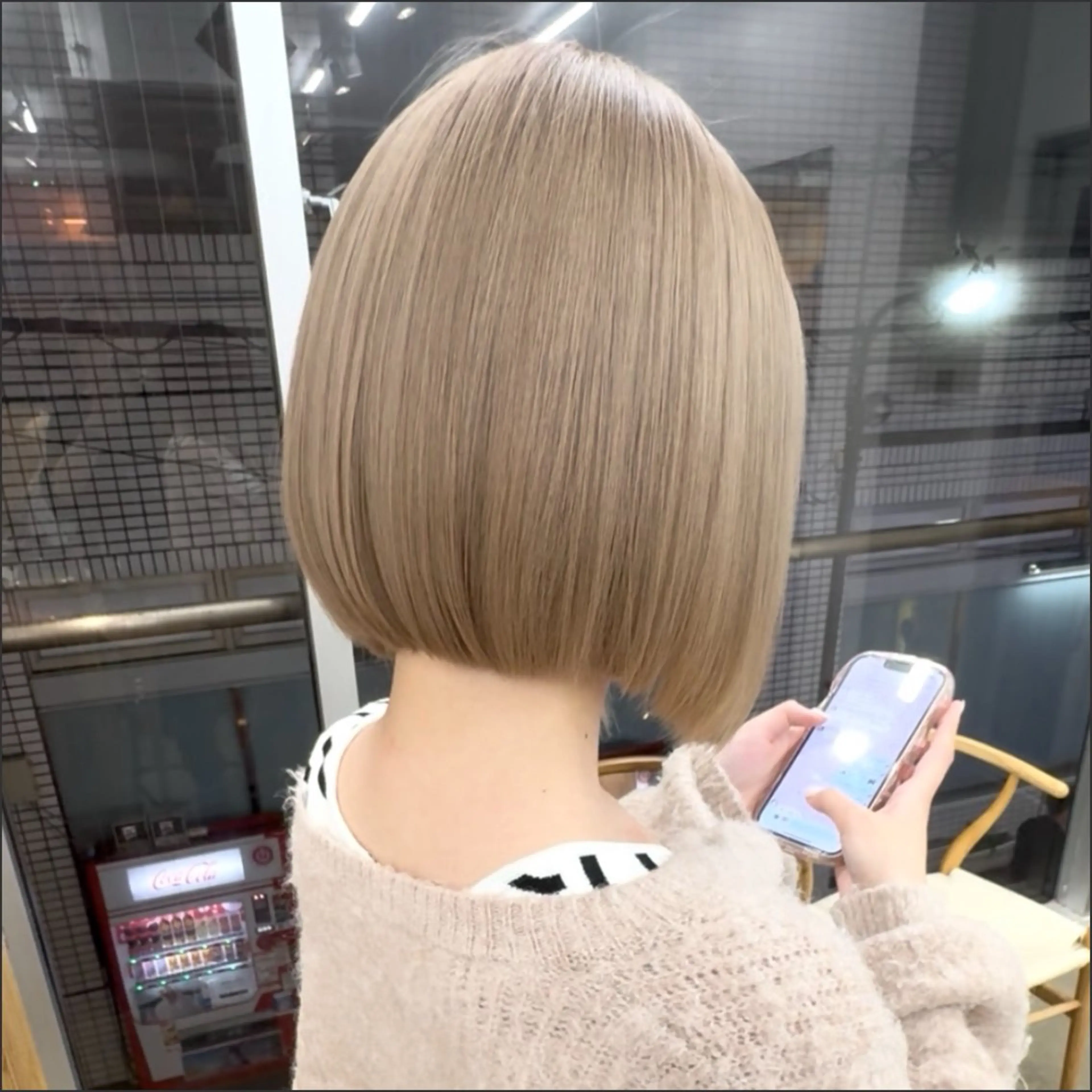 ミディアム カラー アディクシーカラー ブリーチ ケアブリーチ イルミナカラー トリートメント 圧倒的なケアブリーチ /髪質改善🩵松田のヘアスタイル