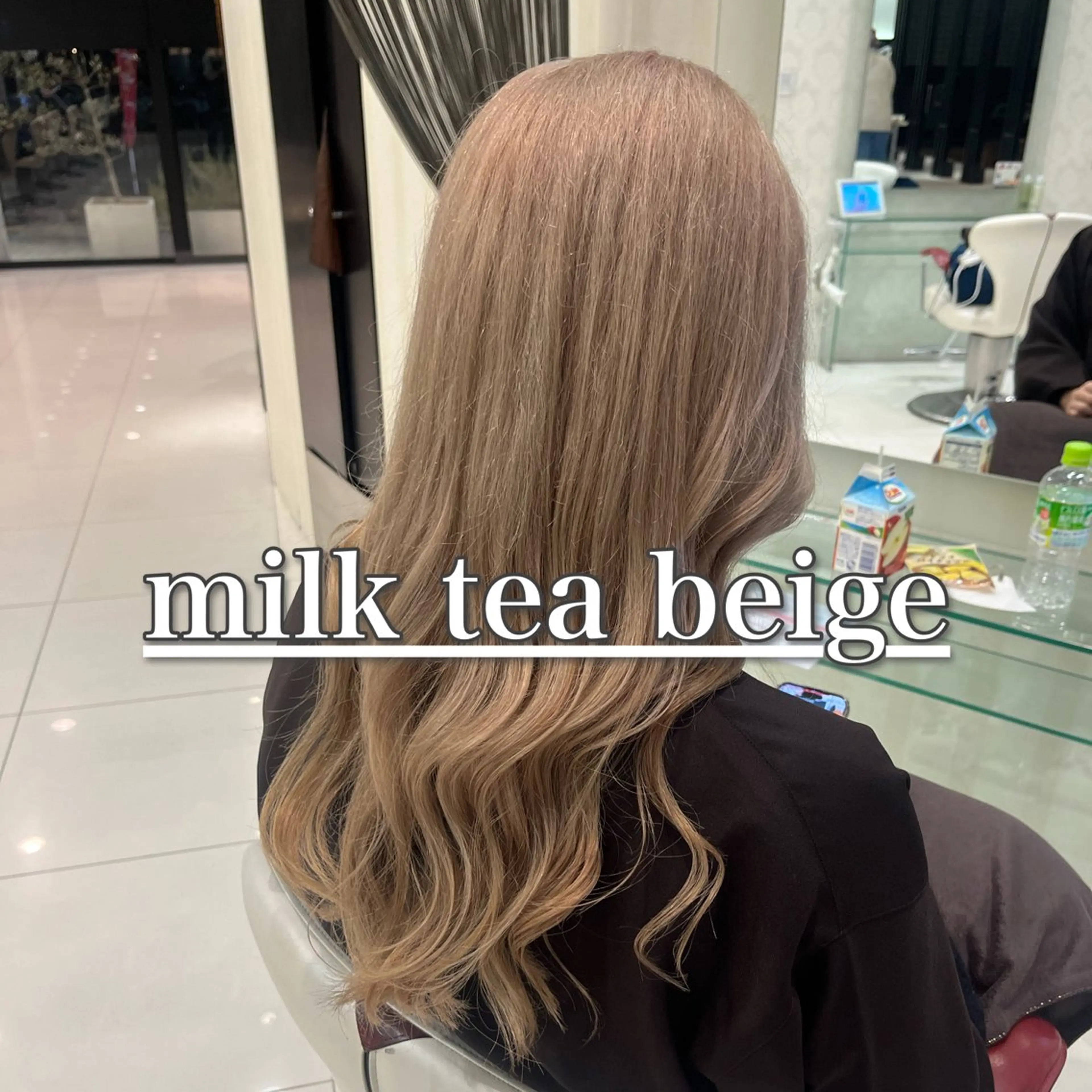 ロング カラー ブリーチ/暖色カラー 宮城陽日のヘアスタイル