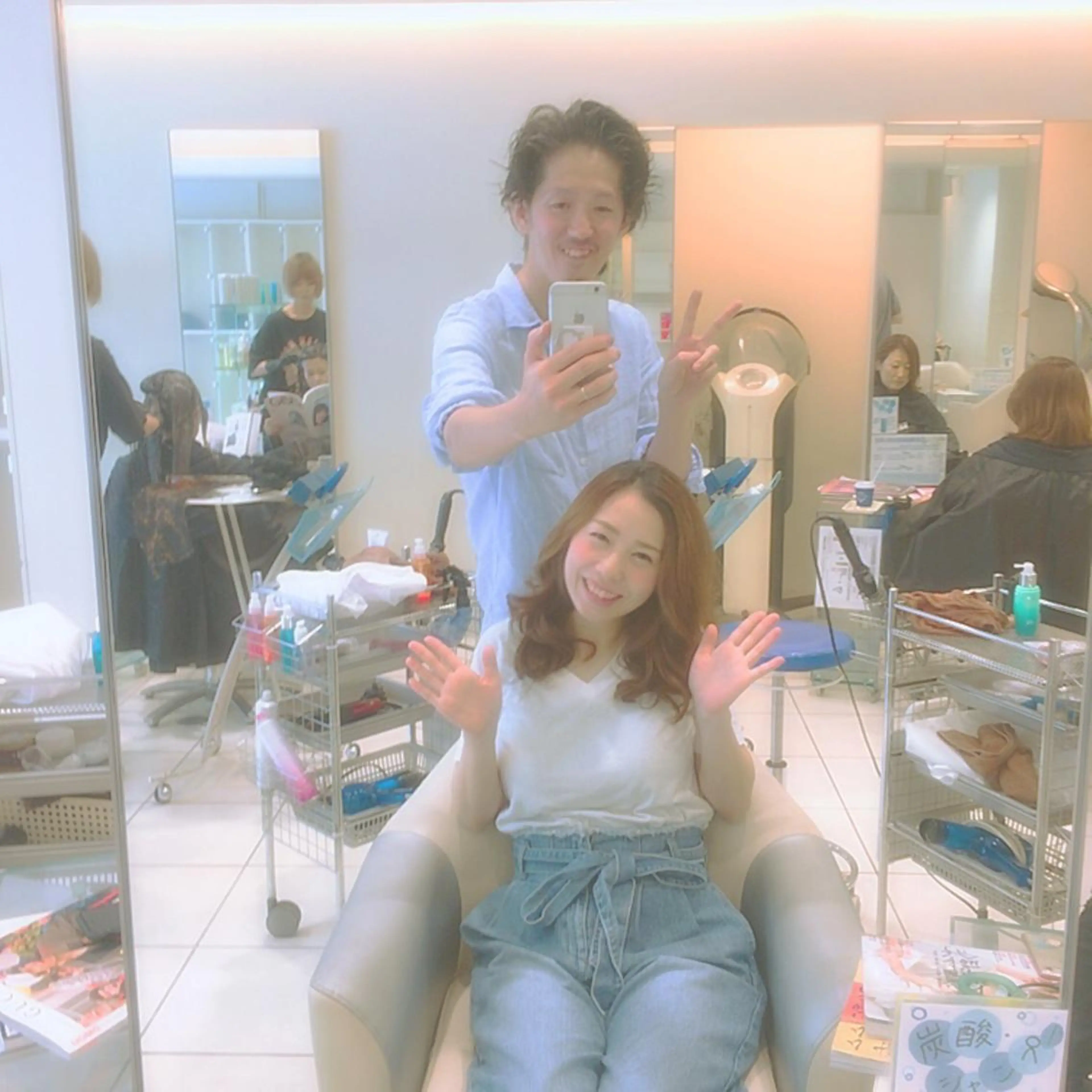 セミロング SHO担当髪質改善 東加古川アーティブのヘアスタイル