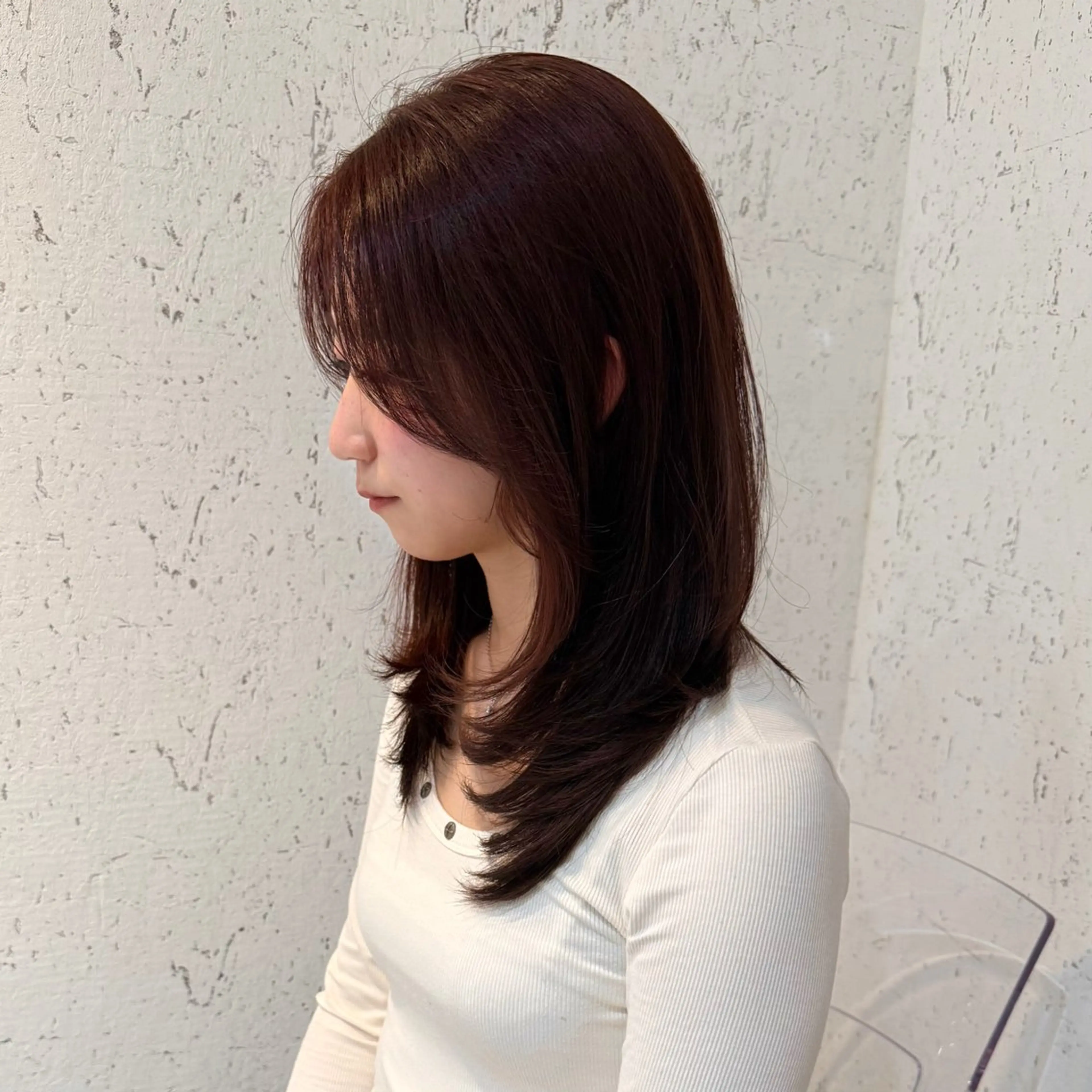 ミディアム カラー カット ヘアカラー トリートメント mai / linoah˚✧のヘアスタイル