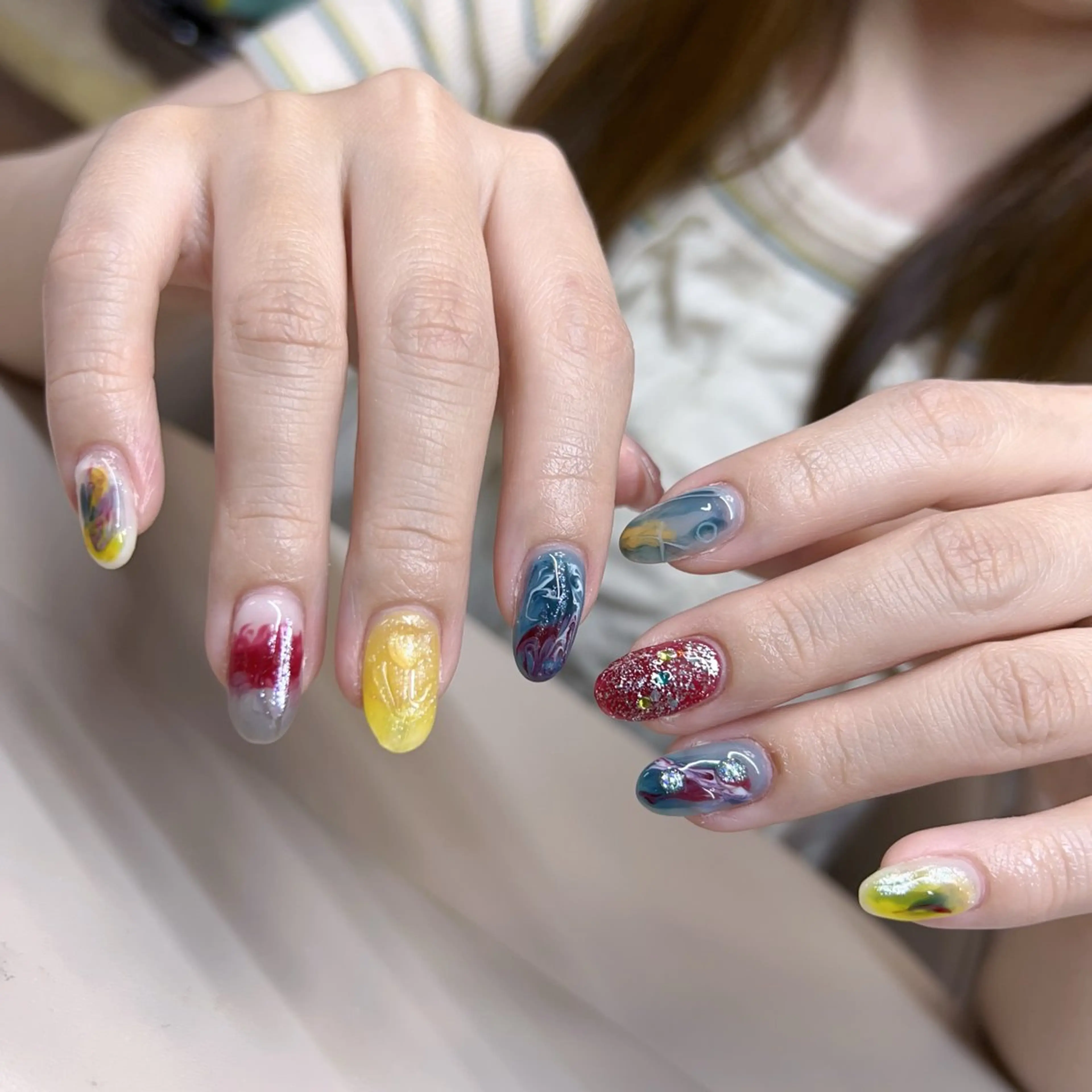 ネイル ハンドネイル ハンドケア Rika  nail cocoのネイルデザイン
