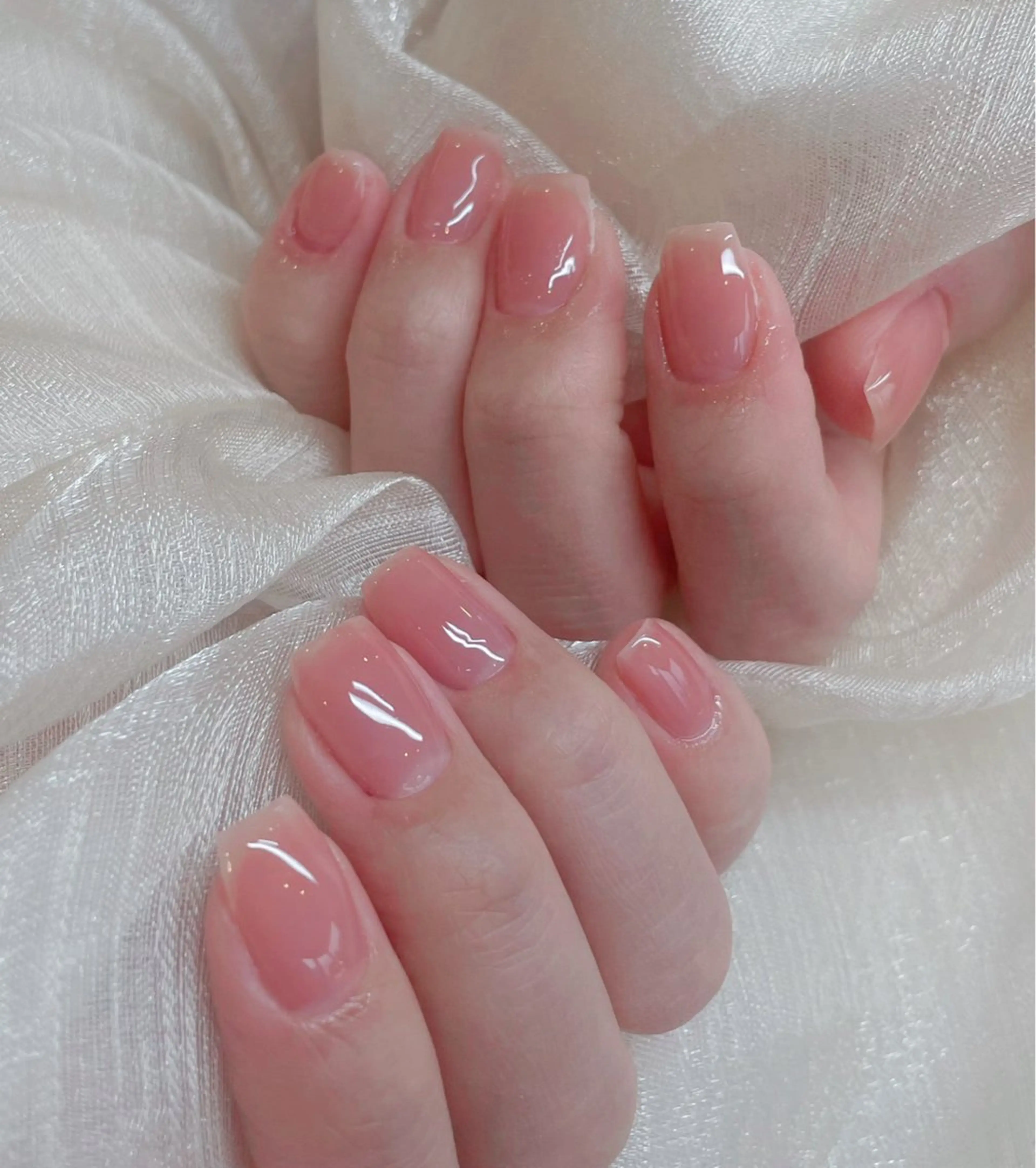 ネイル アートネイル 韓国ネイル 水色 ロングネイル マグネットネイル ハンドネイル ハンドケア NailDemure 【銀座店】のネイルデザイン