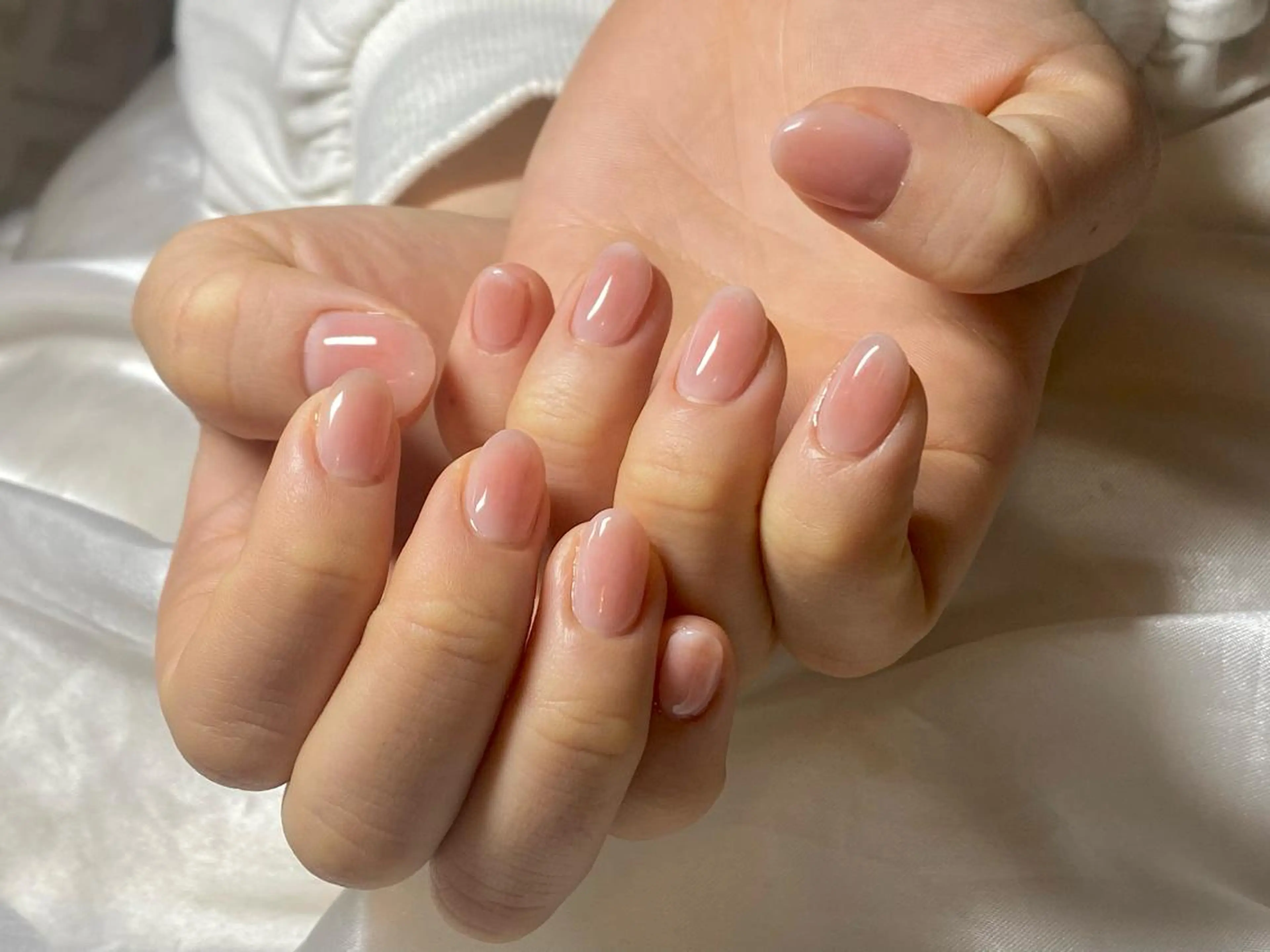 キッズ ネイル チークネイル グラデーション ピンク ハンドネイル おうちネイルサロン RINAのその他イメージ