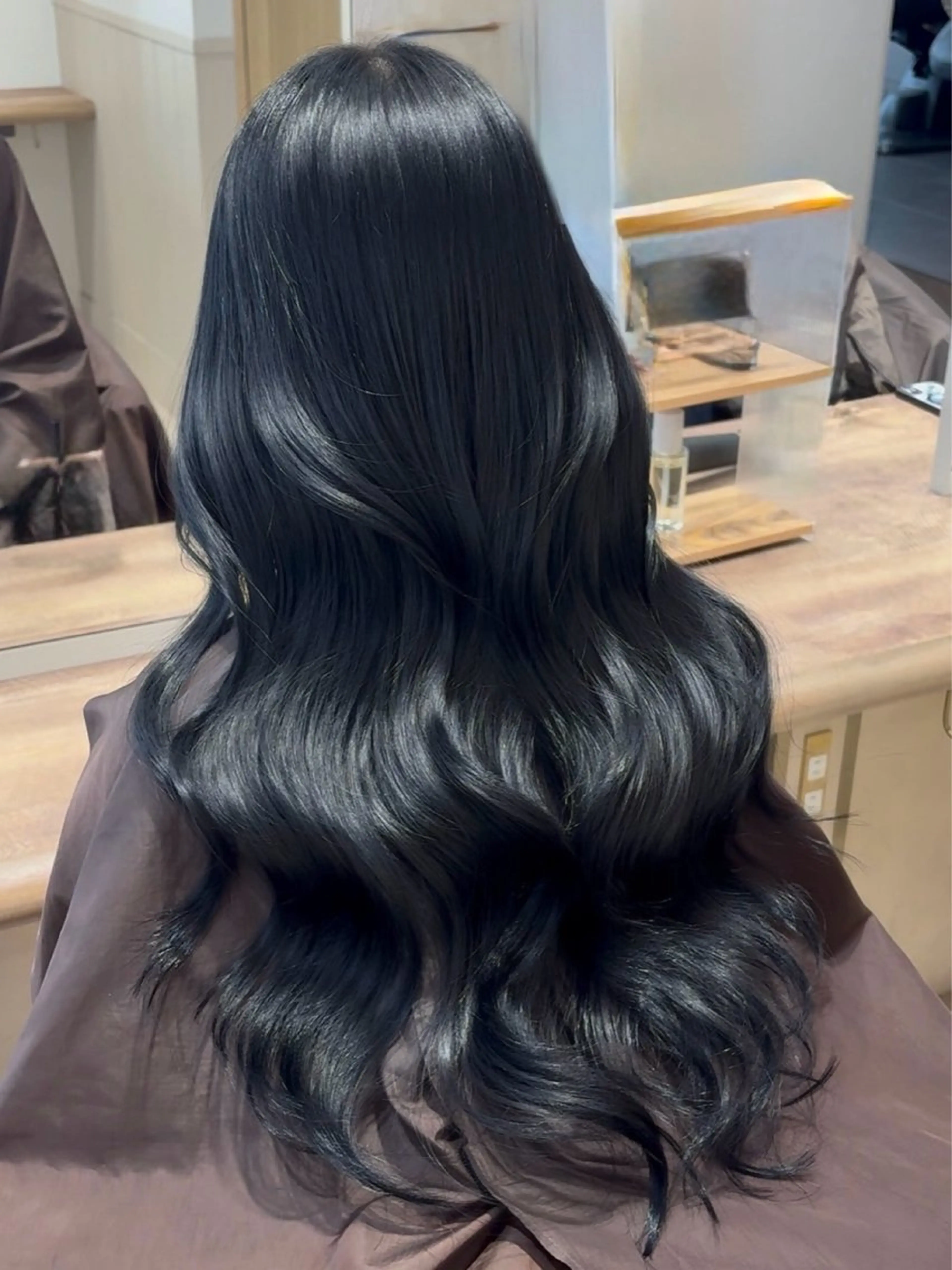 ロング カット ヘアカラー トリートメント Hina/なりたいが 叶う韓国ヘア❤️のヘアスタイル