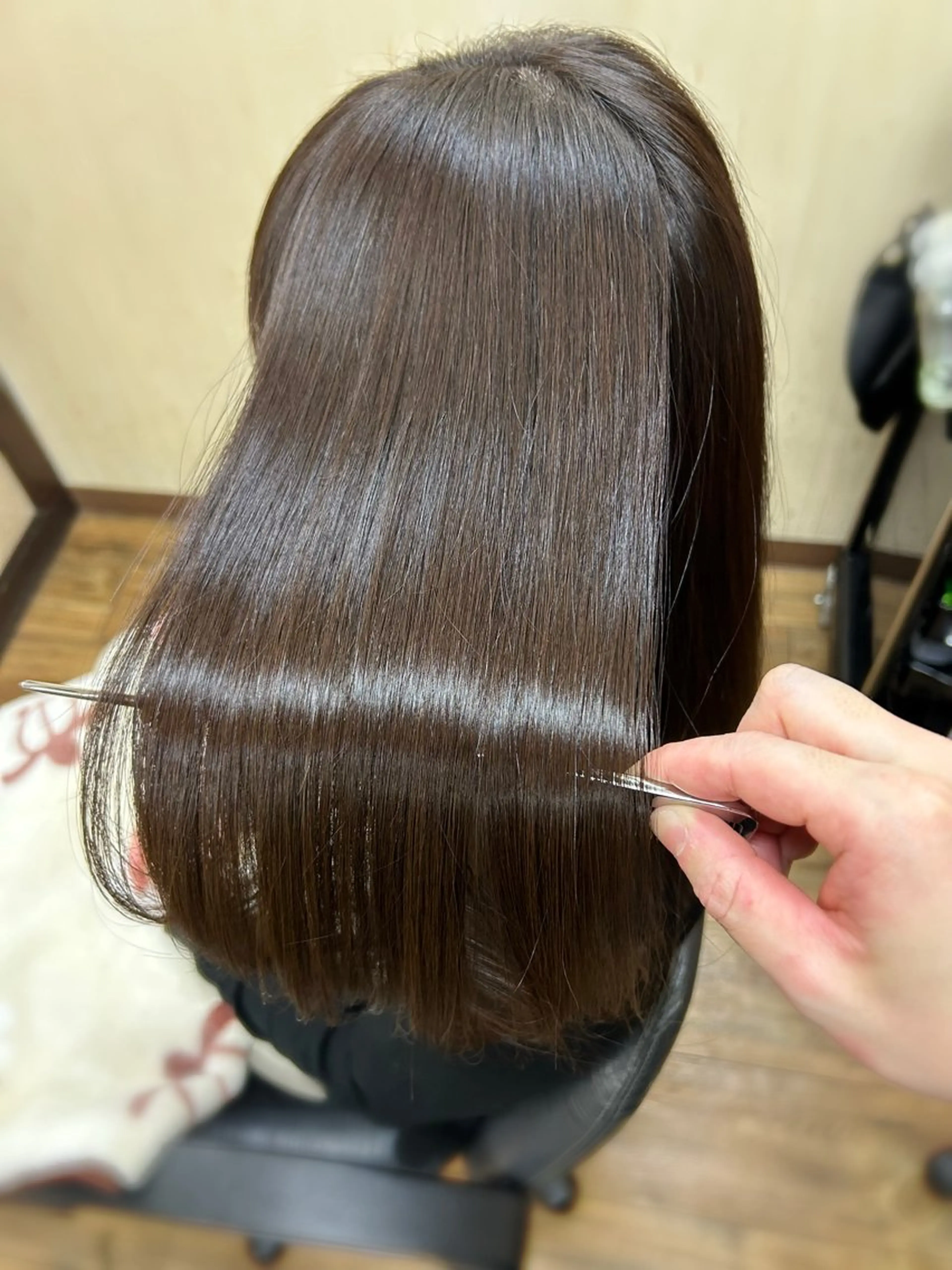 ロング みやたゆうき 髪質改善講師のヘアスタイル