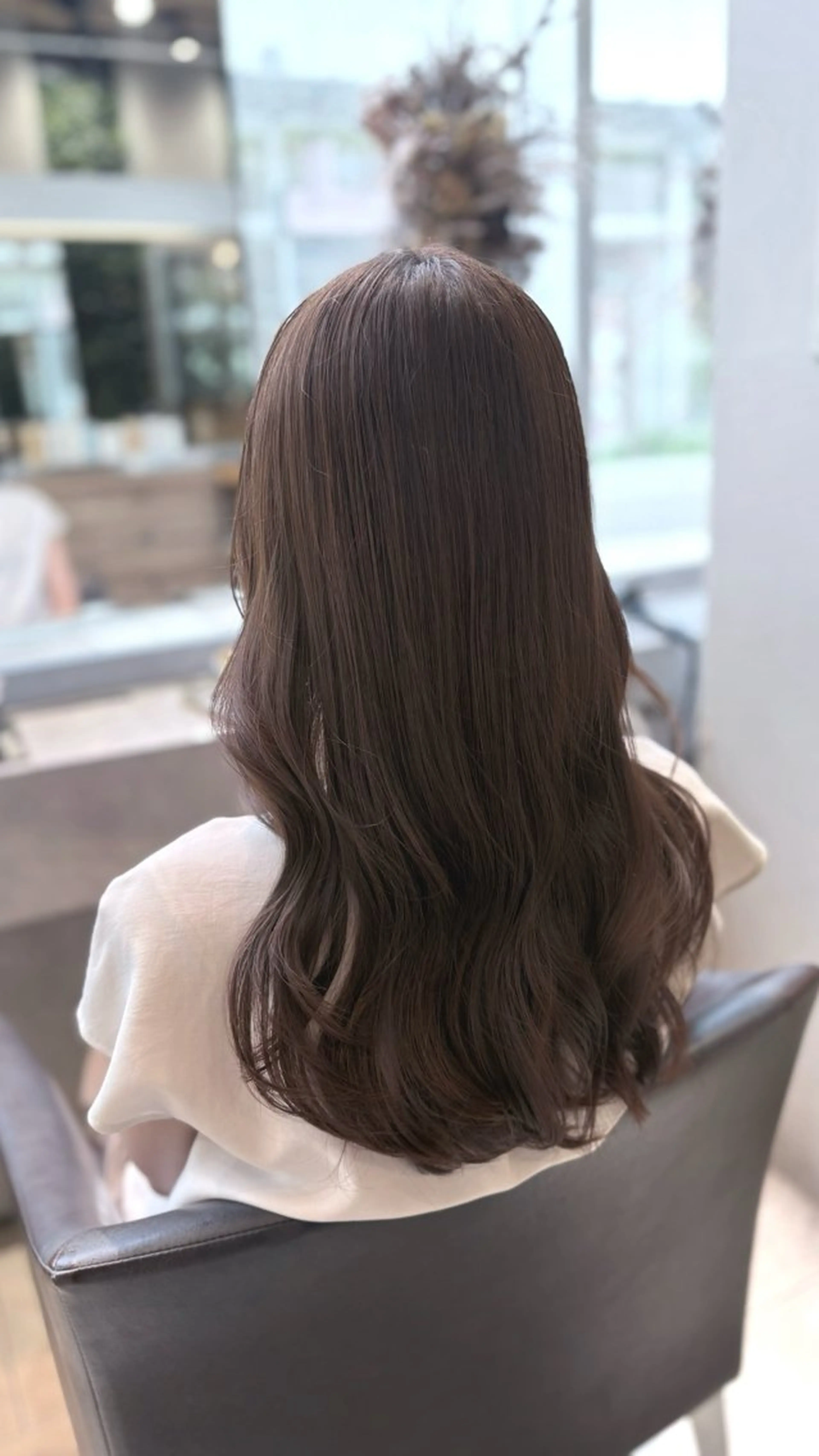 セミロング カット ヘアカラー 透明感カラー♡ Mahoのヘアスタイル