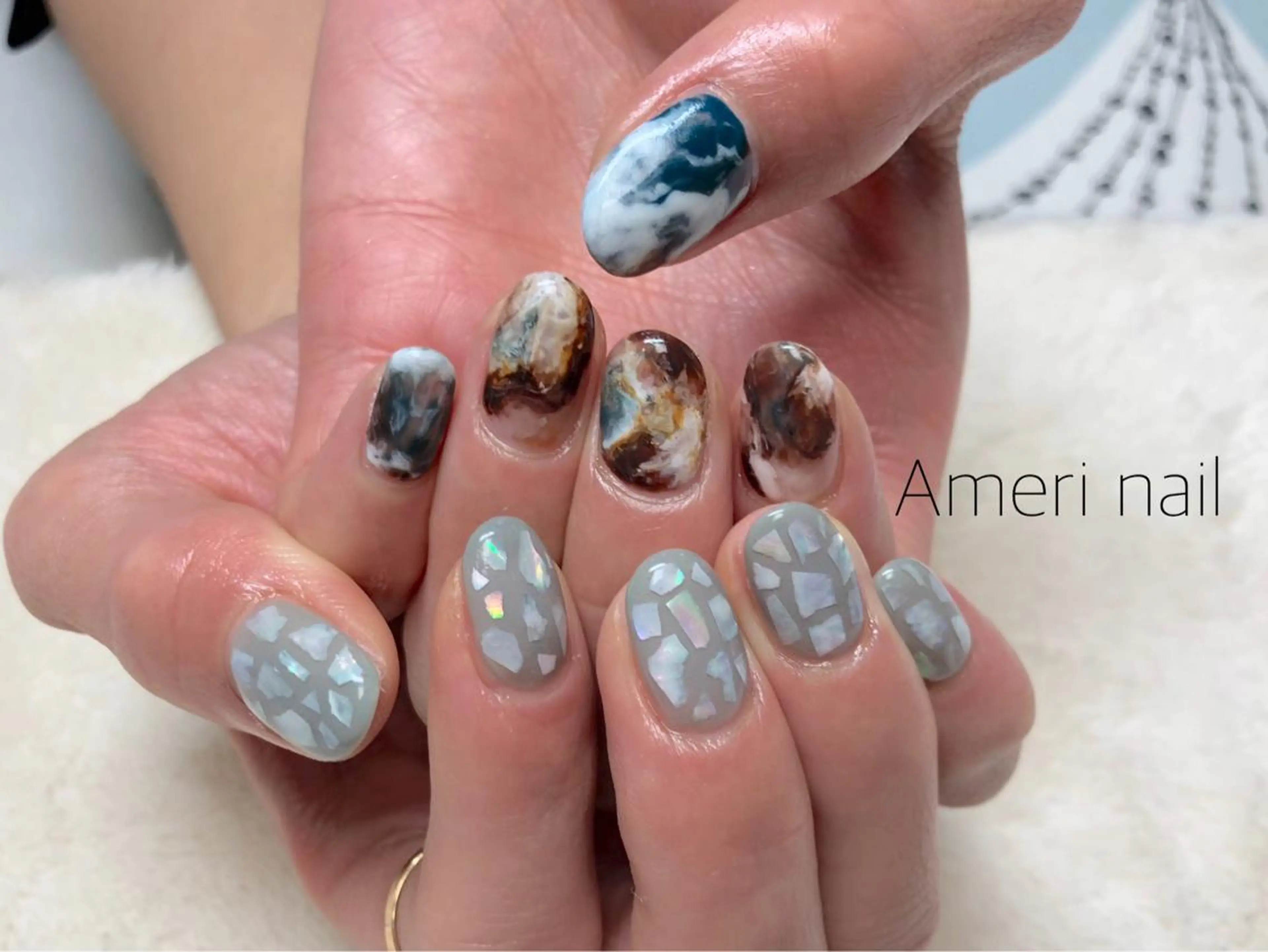 ネイル ハンドネイル Ameri nail /UKIのネイルデザイン