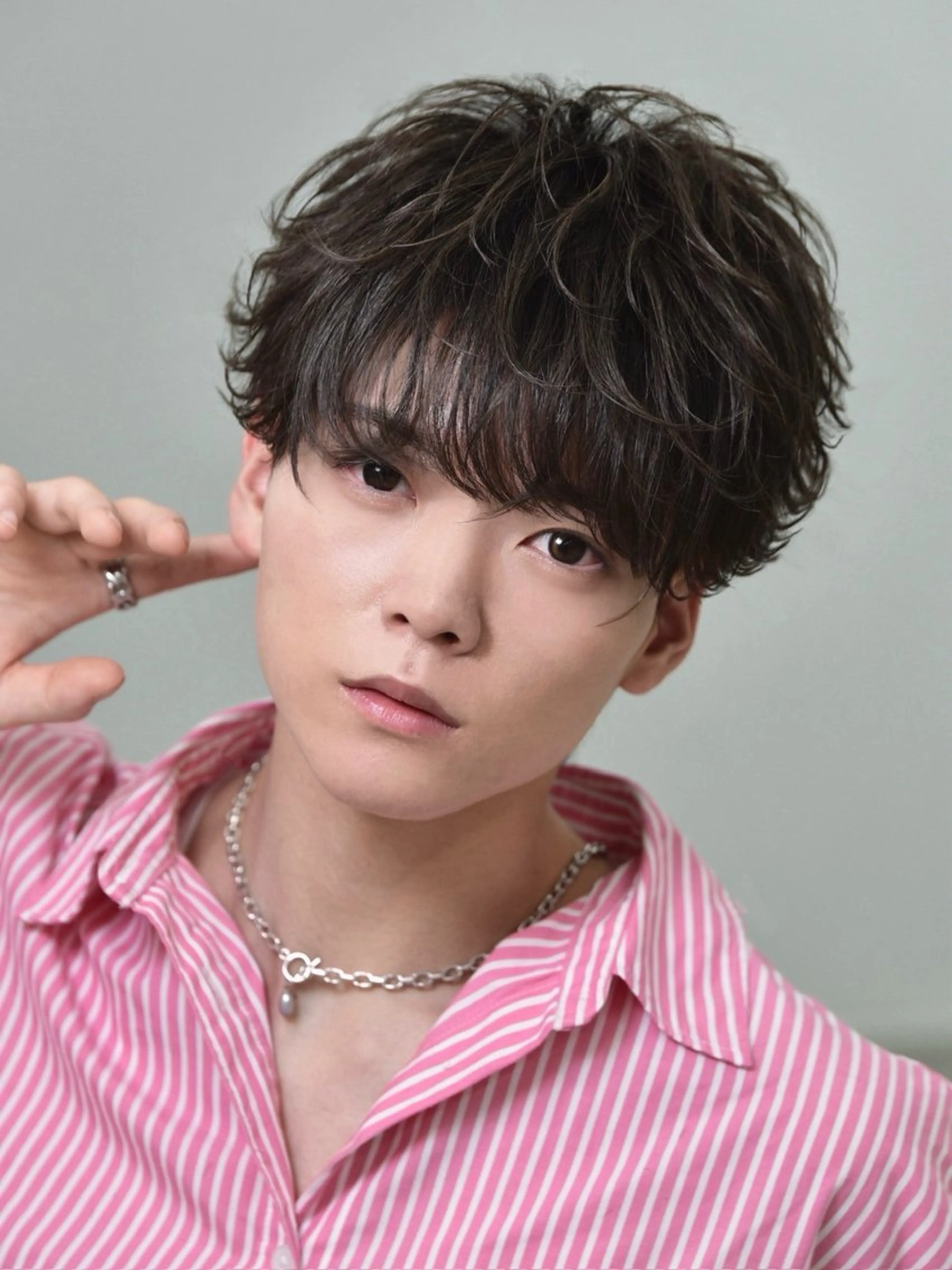 ショート パーマ メンズ ショートヘア サロウィン所属・飯田 とうまのヘアスタイル