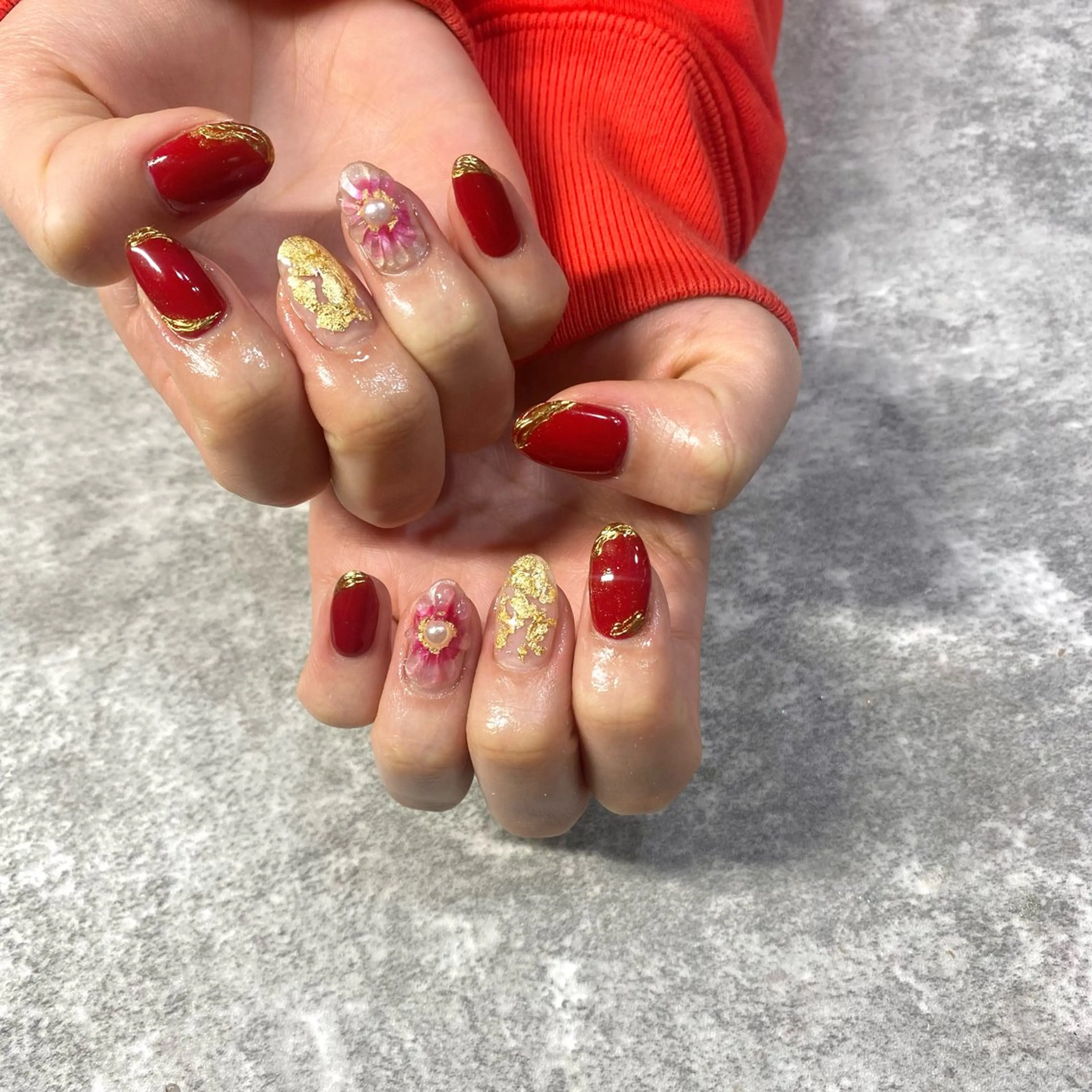 ネイル 成人式 ハンドネイル ★Rinail... .のネイルデザイン