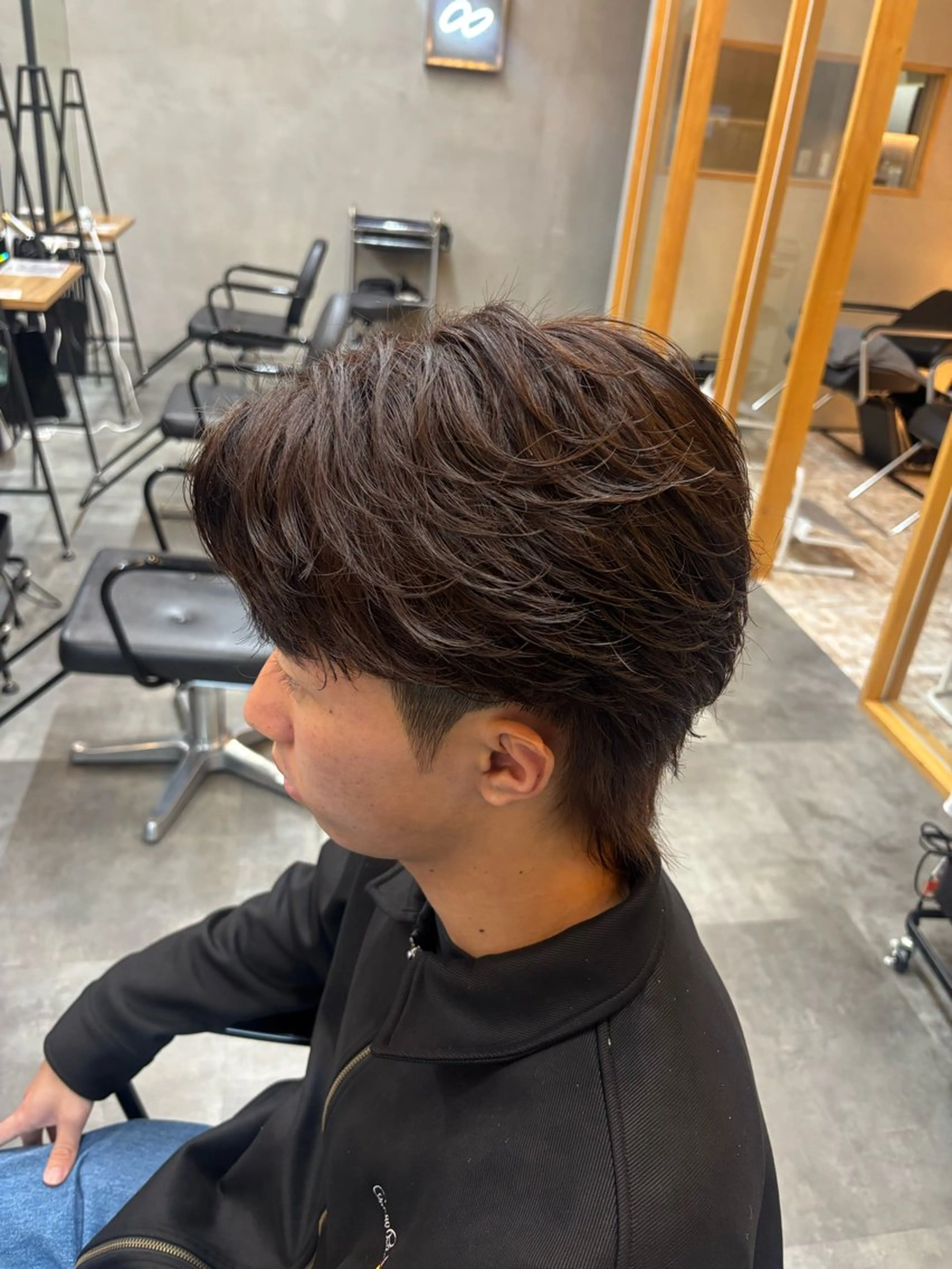 ショート メンズ カット パーマ 鹿児島 TSUBASAのヘアスタイル