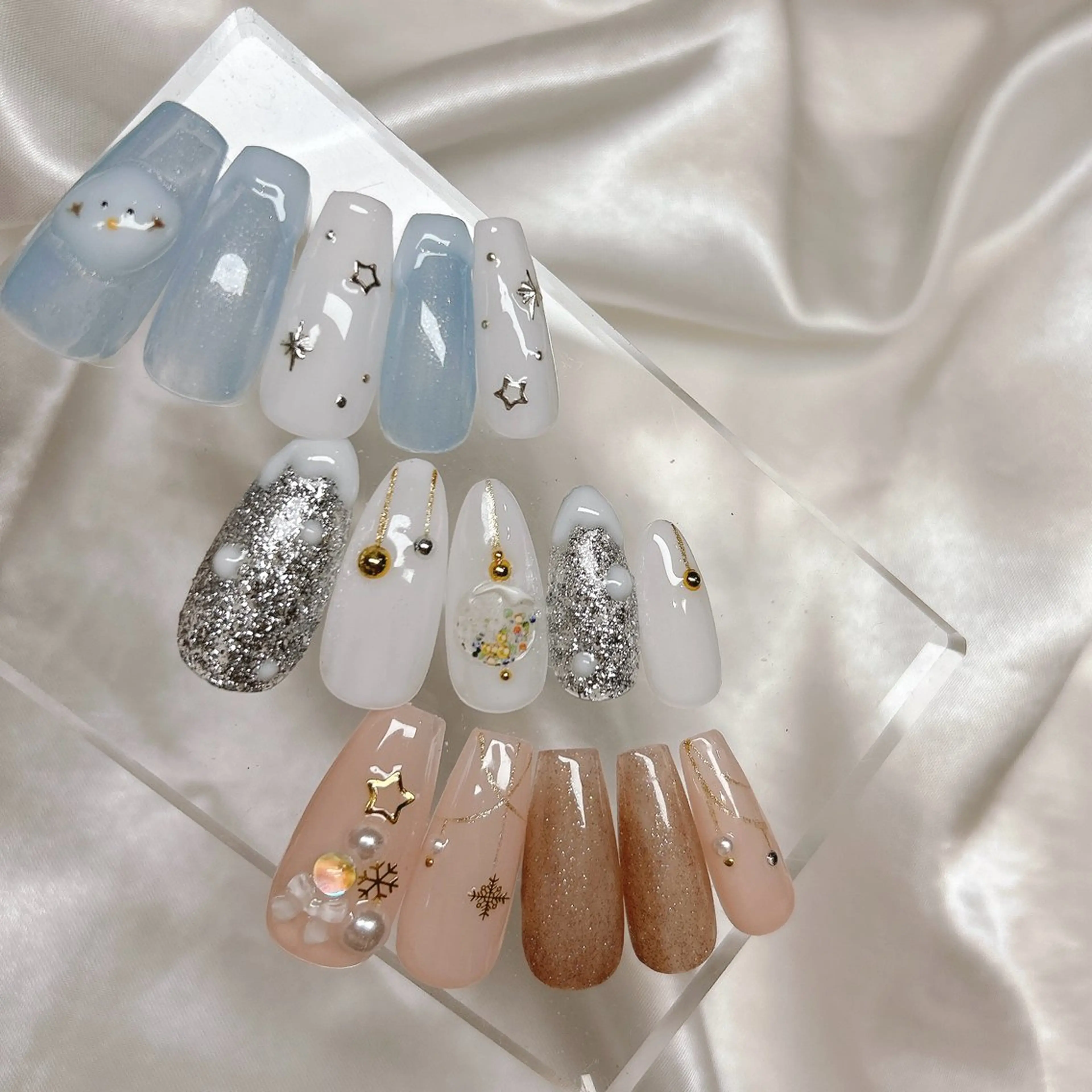 ネイル 冬ネイル junna 金山.東別院.上前津のネイルデザイン