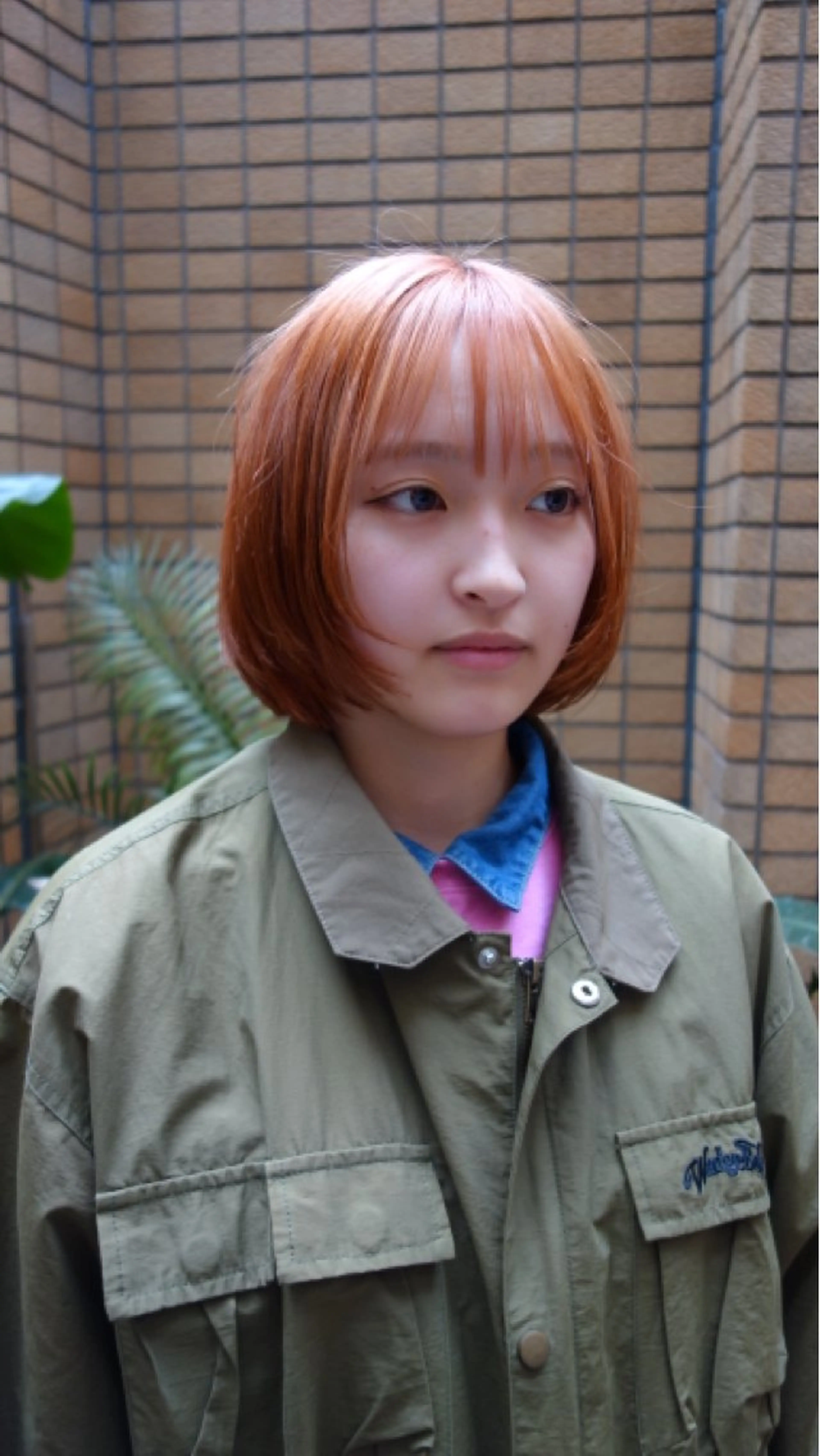 ショート ボブレイヤー ボブ 顔まわりレイヤー 顔周りカット レイヤーカット HEIMER ミカド　サトル△のヘアスタイル