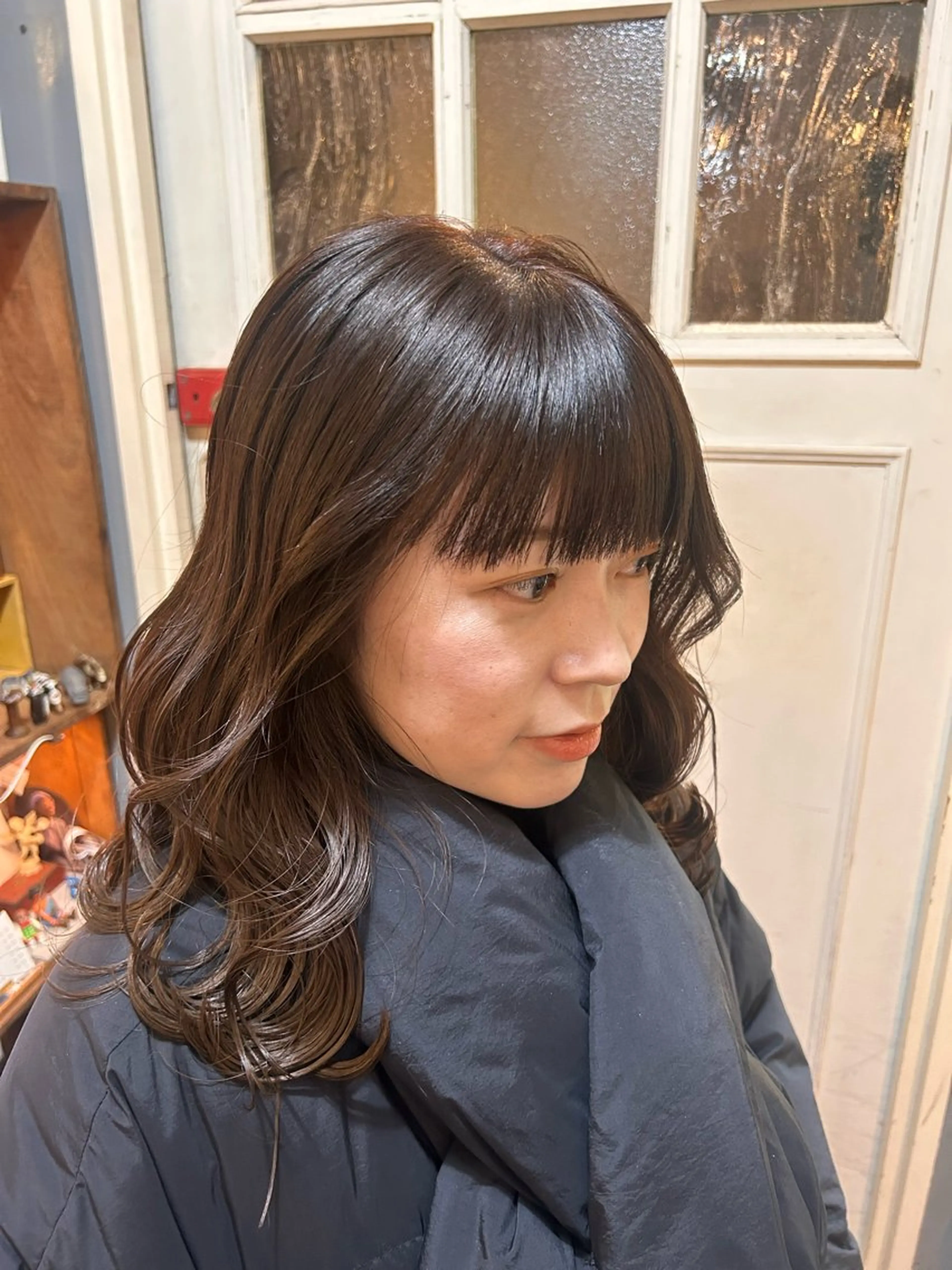 ミディアム カラー 清水千優/パーマ/ メンズパーマのヘアスタイル