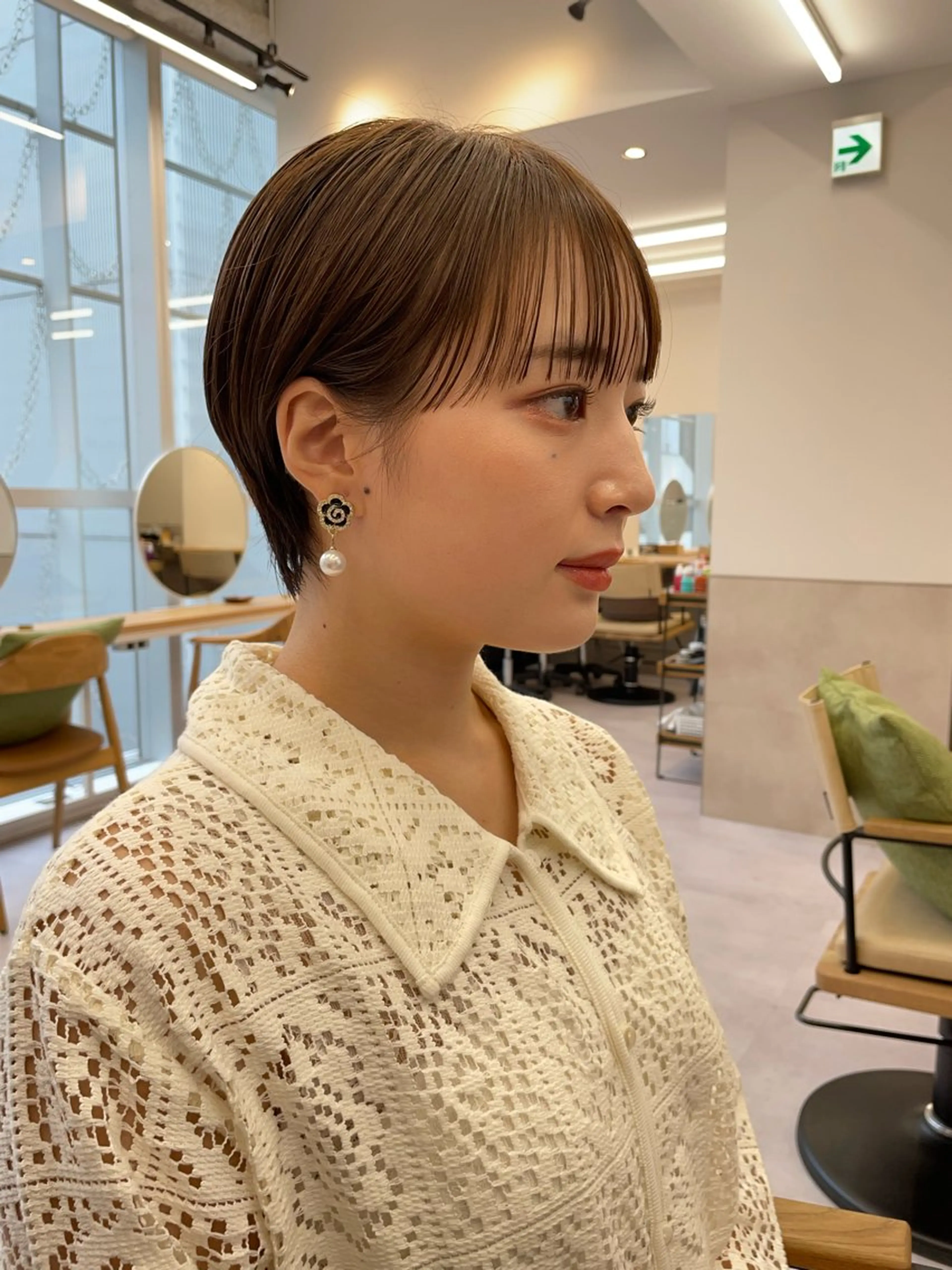 ショート ゆい 似合わせカットのヘアスタイル