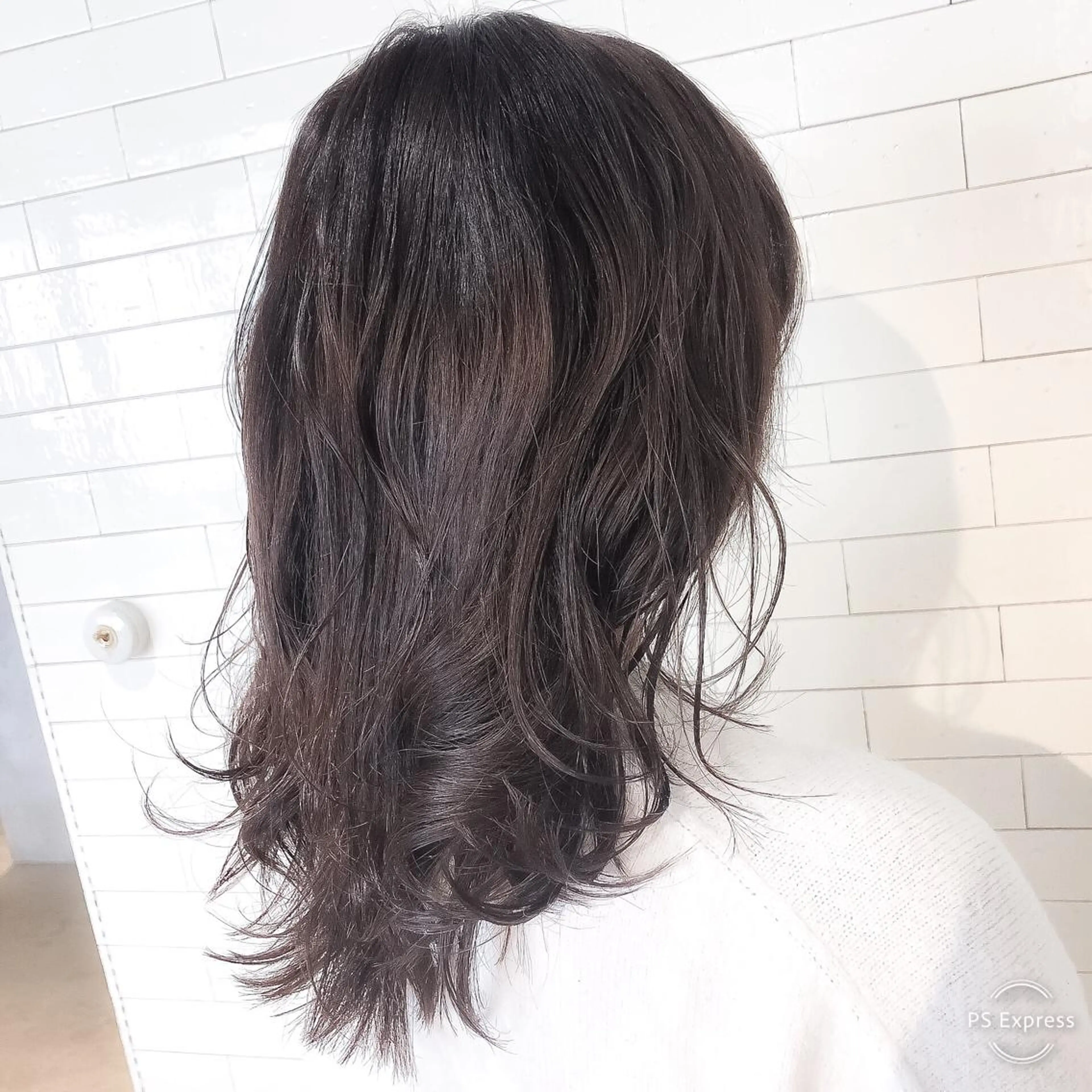セミロング カラー ヘアアレンジ トリートメント カット ヘアカラー トリートメント レイヤー×ヘッドスパ *保田遥*のヘアスタイル