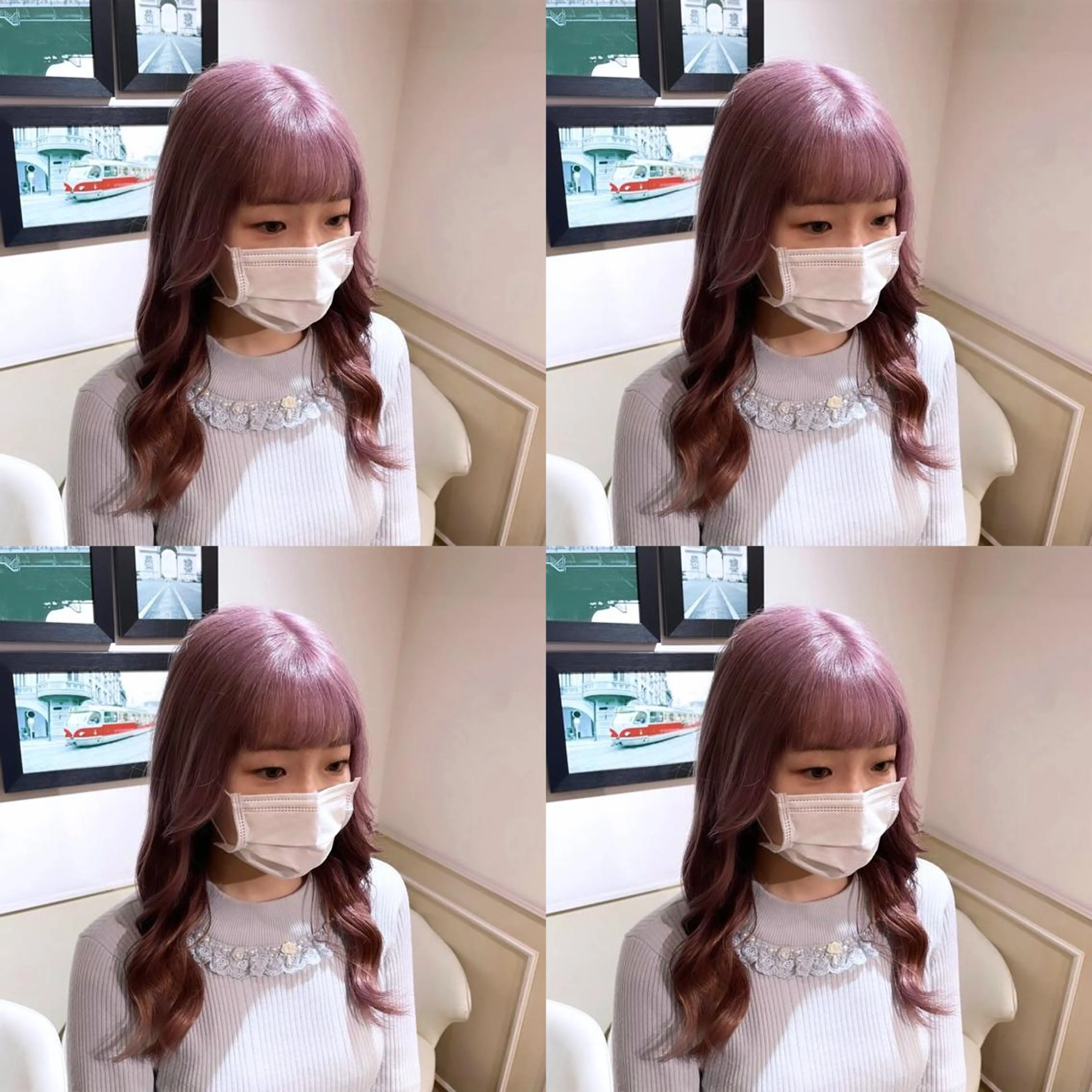 ロング カラー ベージュカラー ピンクカラー ピンクベージュ 🌟トップデザイナー 高橋🌟のヘアスタイル