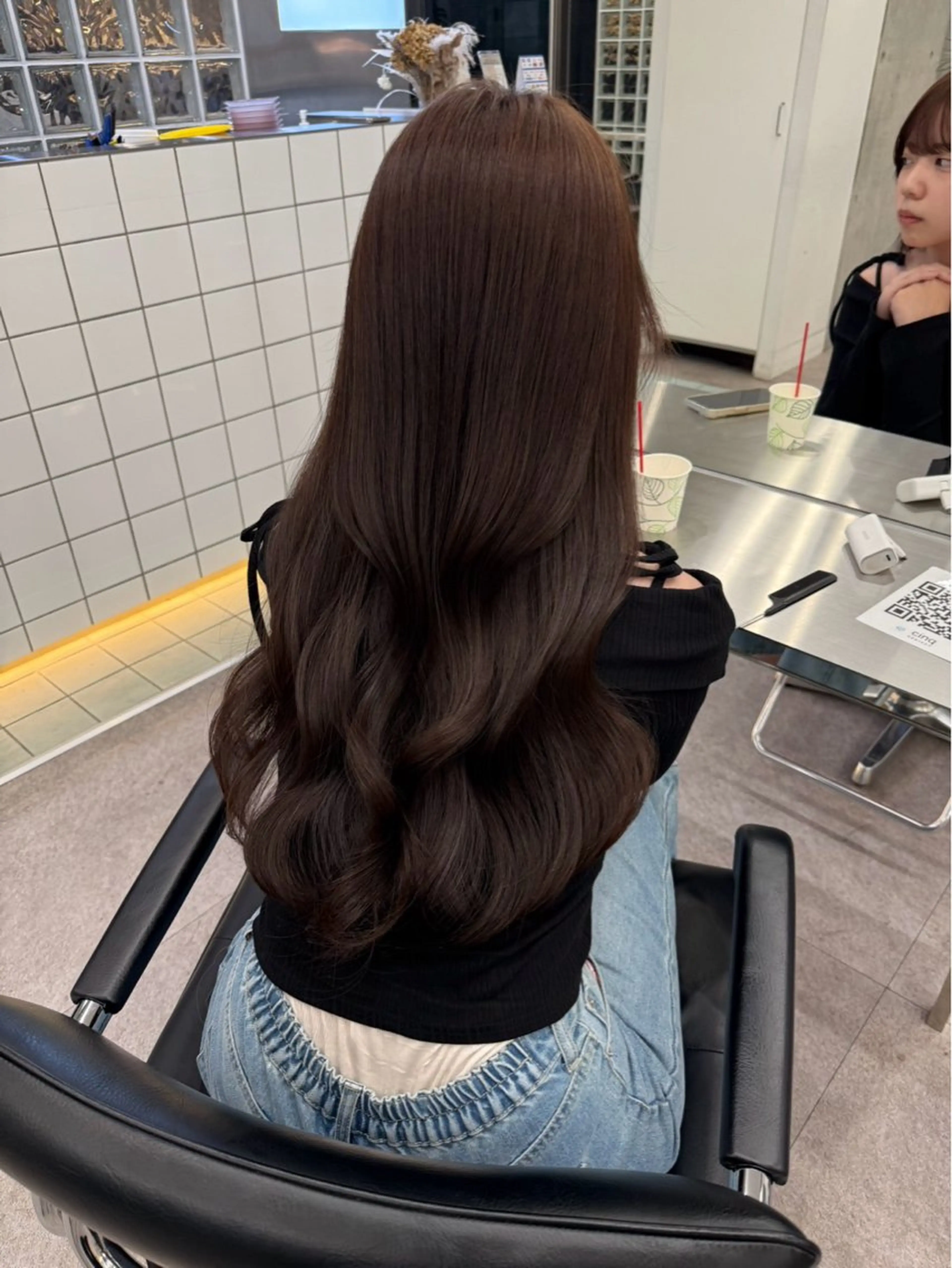 ロング カラー 田尻 眞也のヘアスタイル