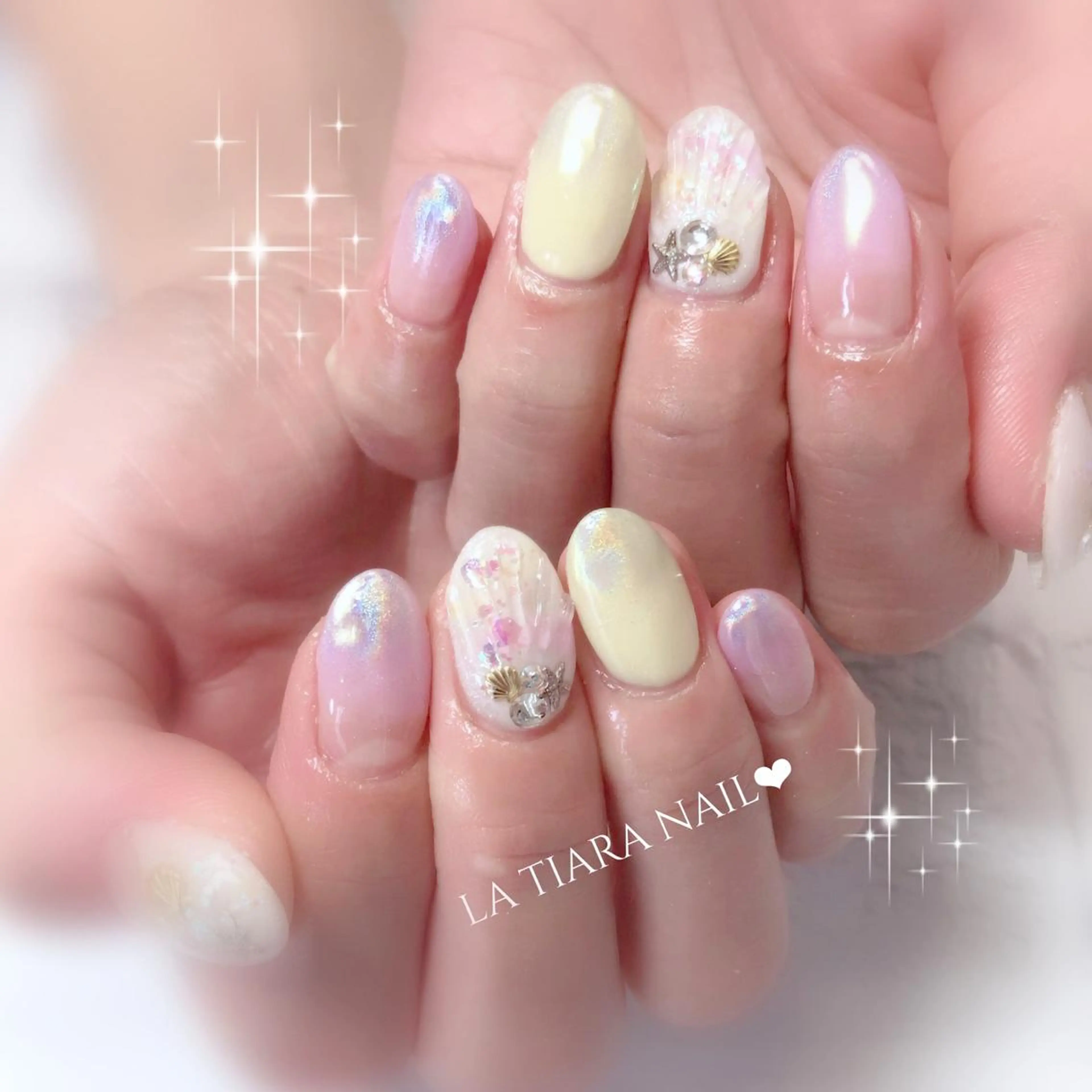 ネイル ハンドネイル Blue bird  nailのネイルデザイン