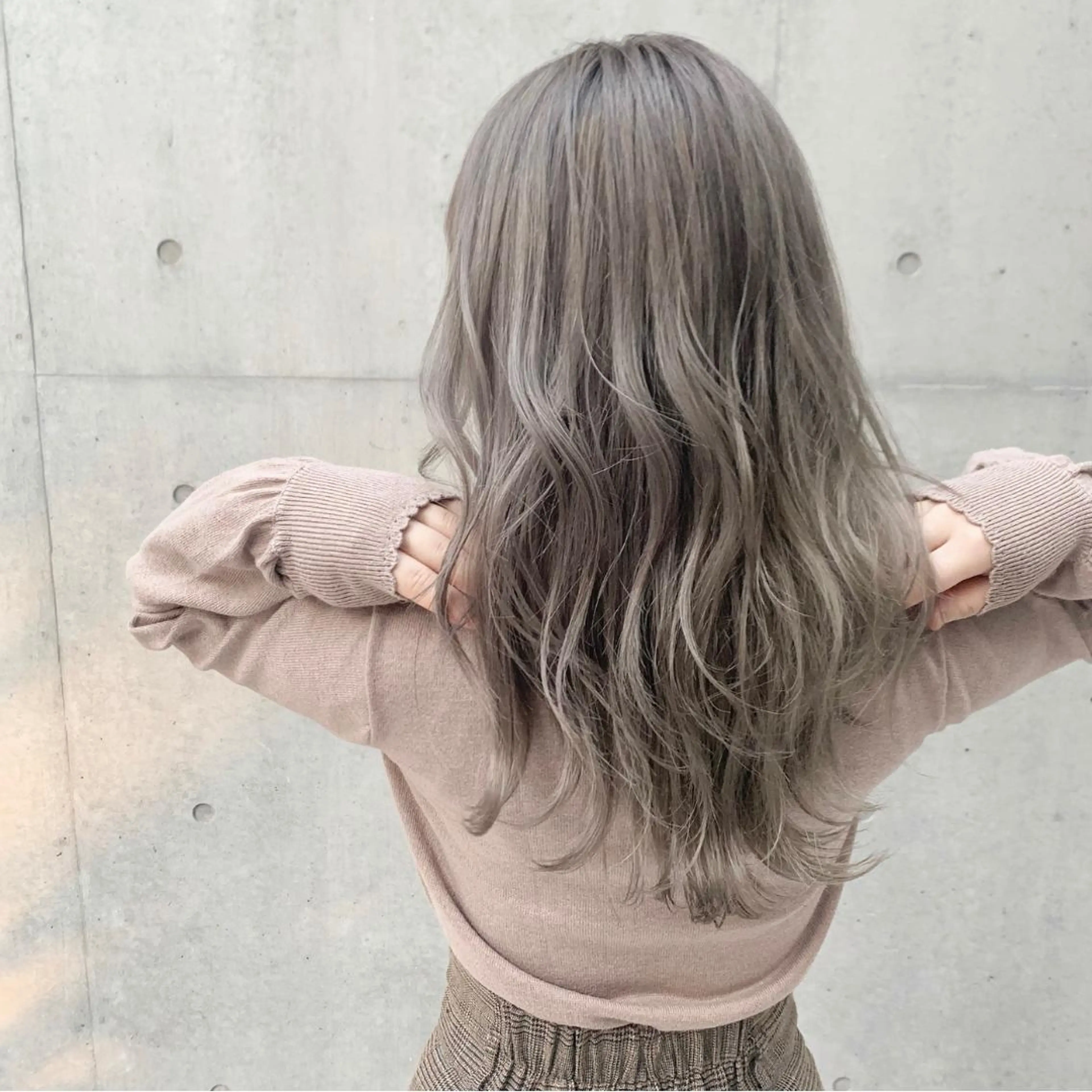 ロング カラー ヘアアレンジ ハイトーン/美髪矯正 🍃大江拓実のヘアスタイル