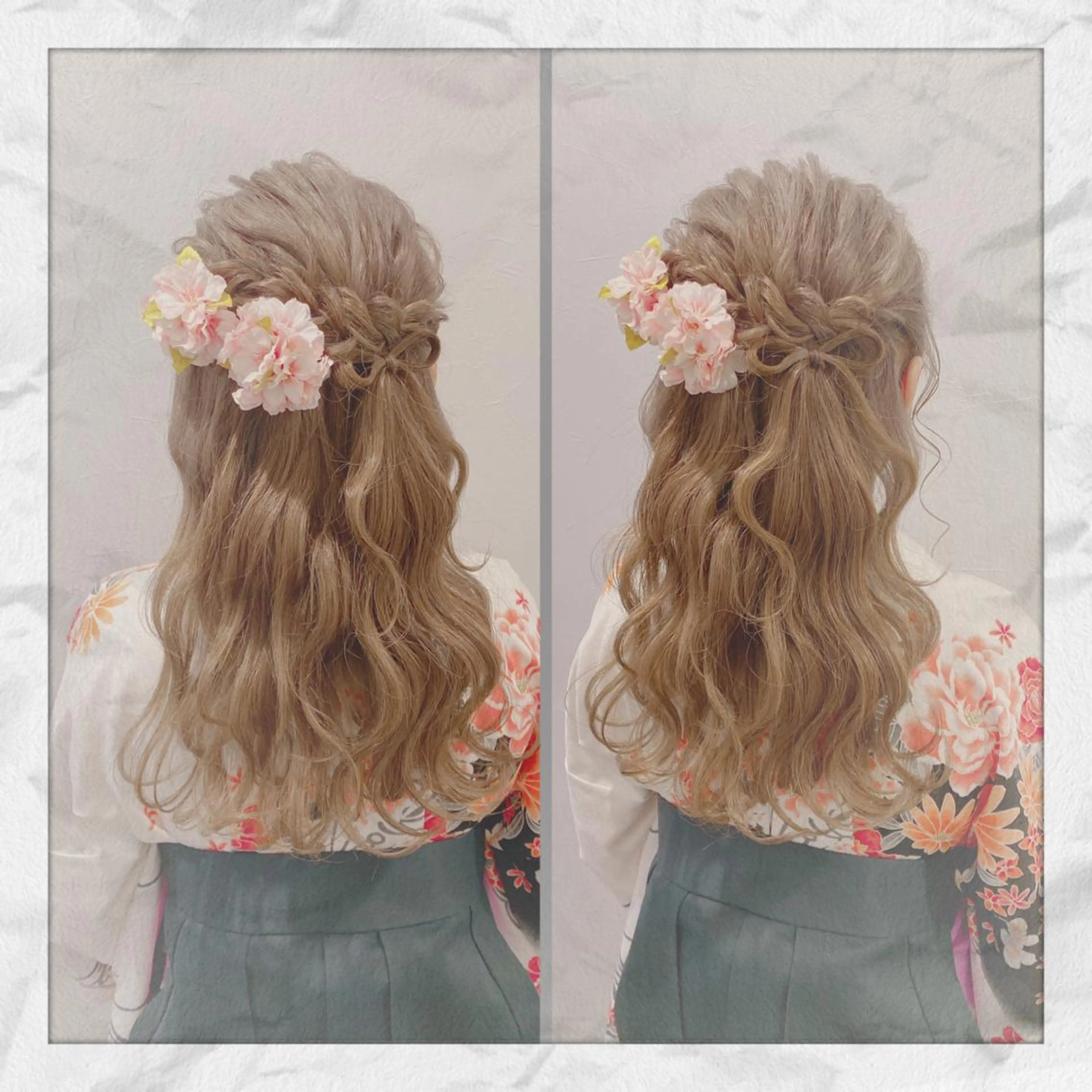 ロング ヘアアレンジ ヘアセット ヘアセット/着付け 𓇼 松本 夏美𓇼のヘアスタイル