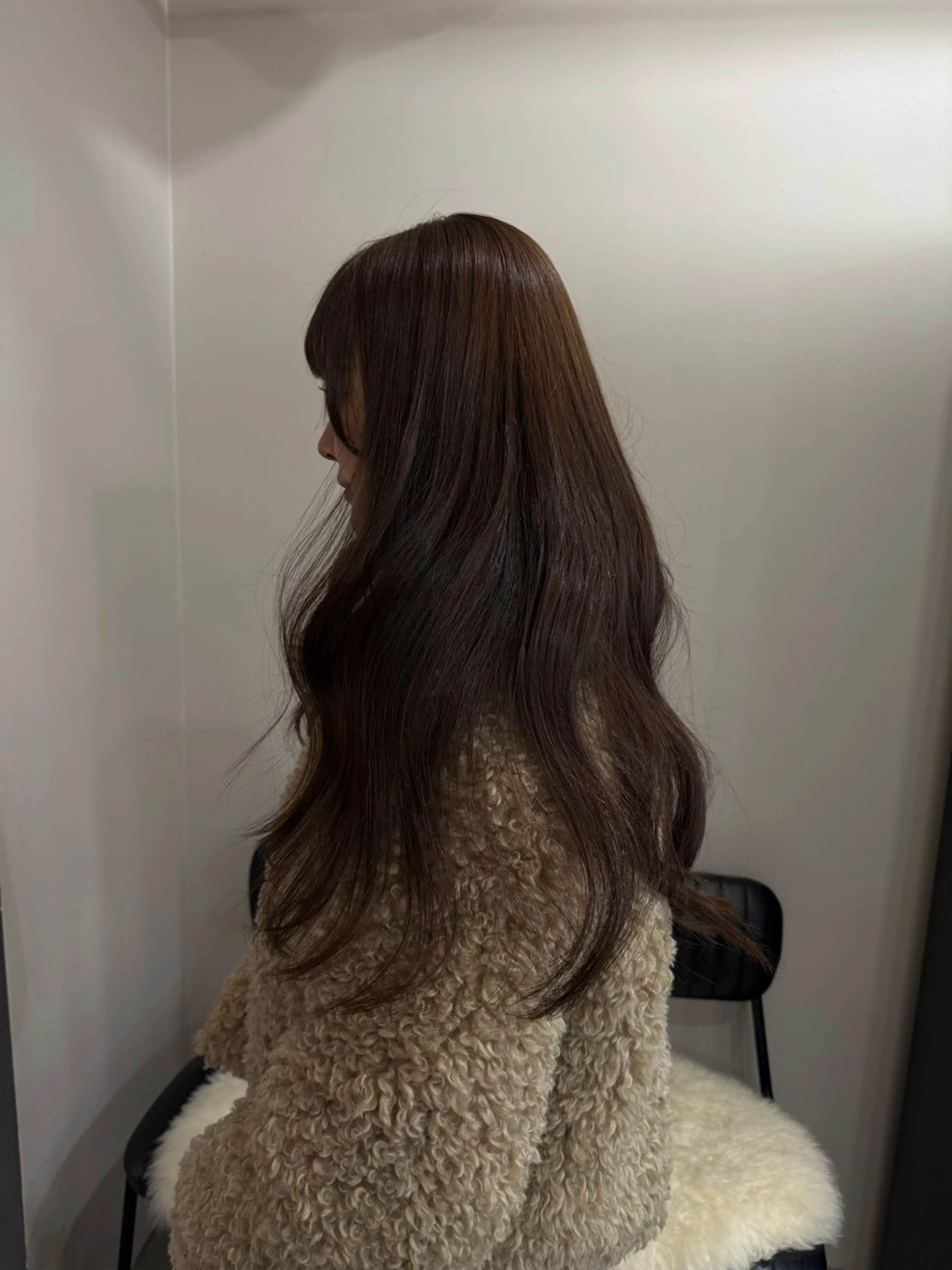 ロング カラー ブリーチ ブリーチなしカラー 韓国・透明感カラー ／堀江／みずき🐩のヘアスタイル