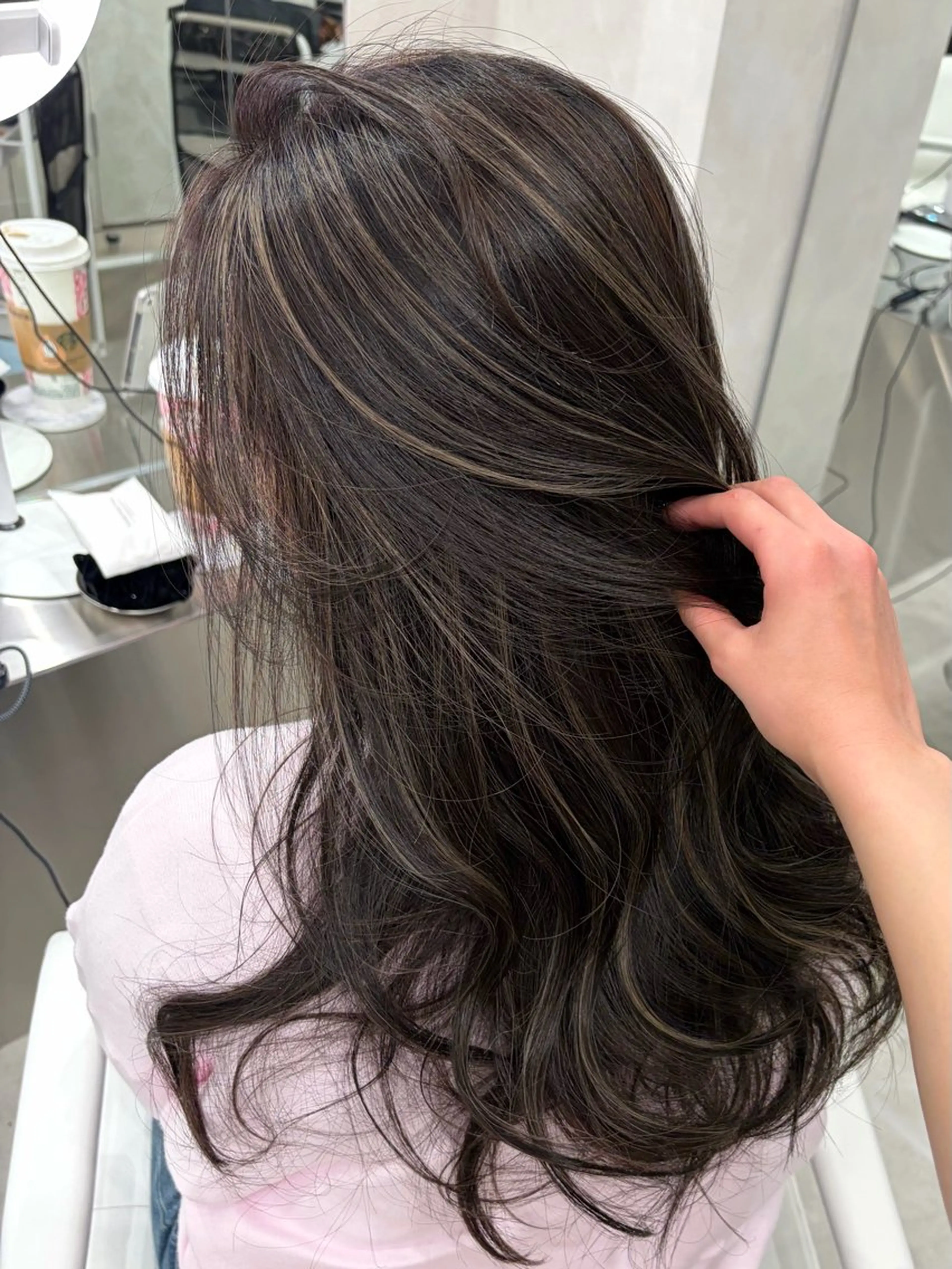 ロング ヘアカラー sera 🎀ベージュのヘアスタイル