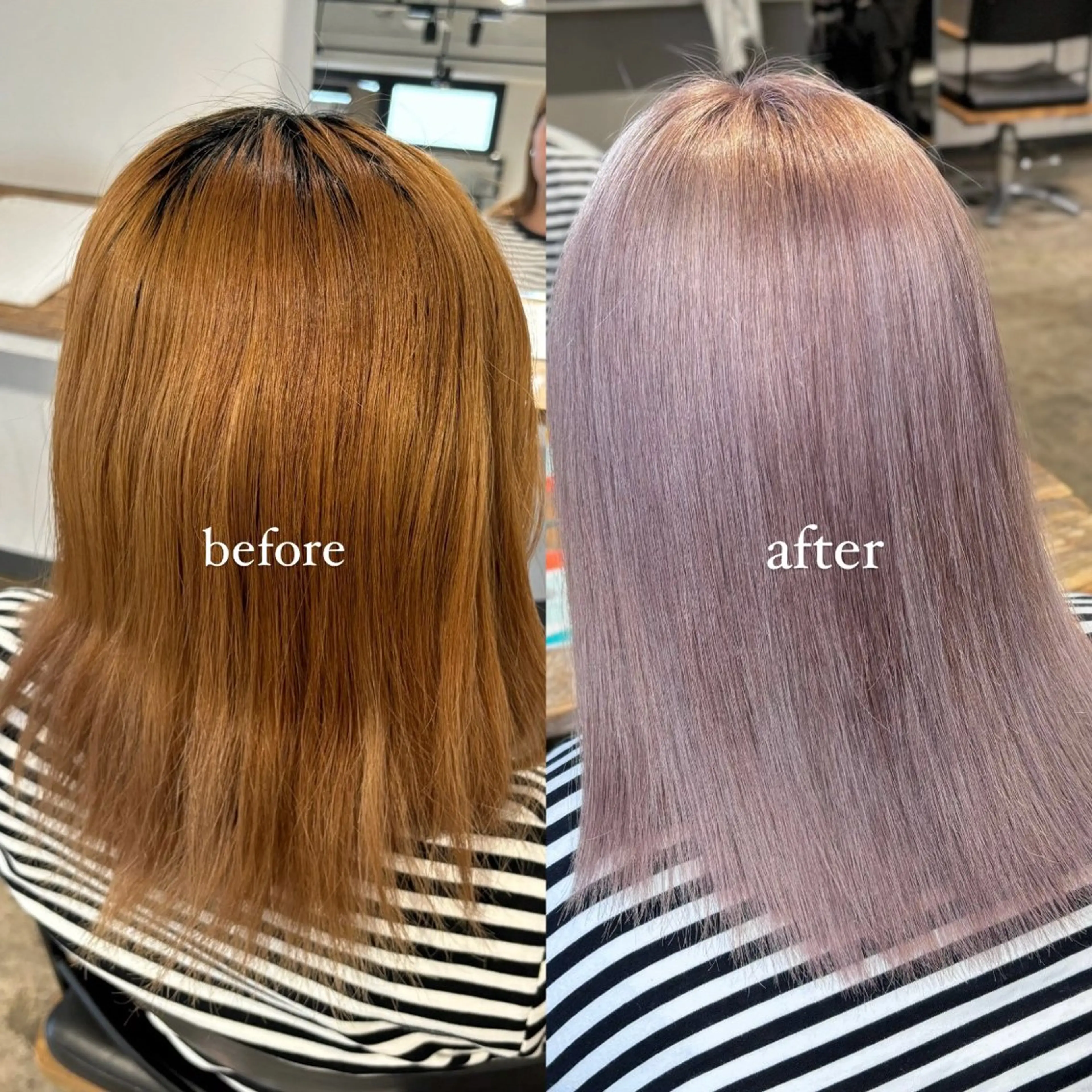 ミディアム カラー 💫miyu💫デザ インカラー/アレンジのヘアスタイル