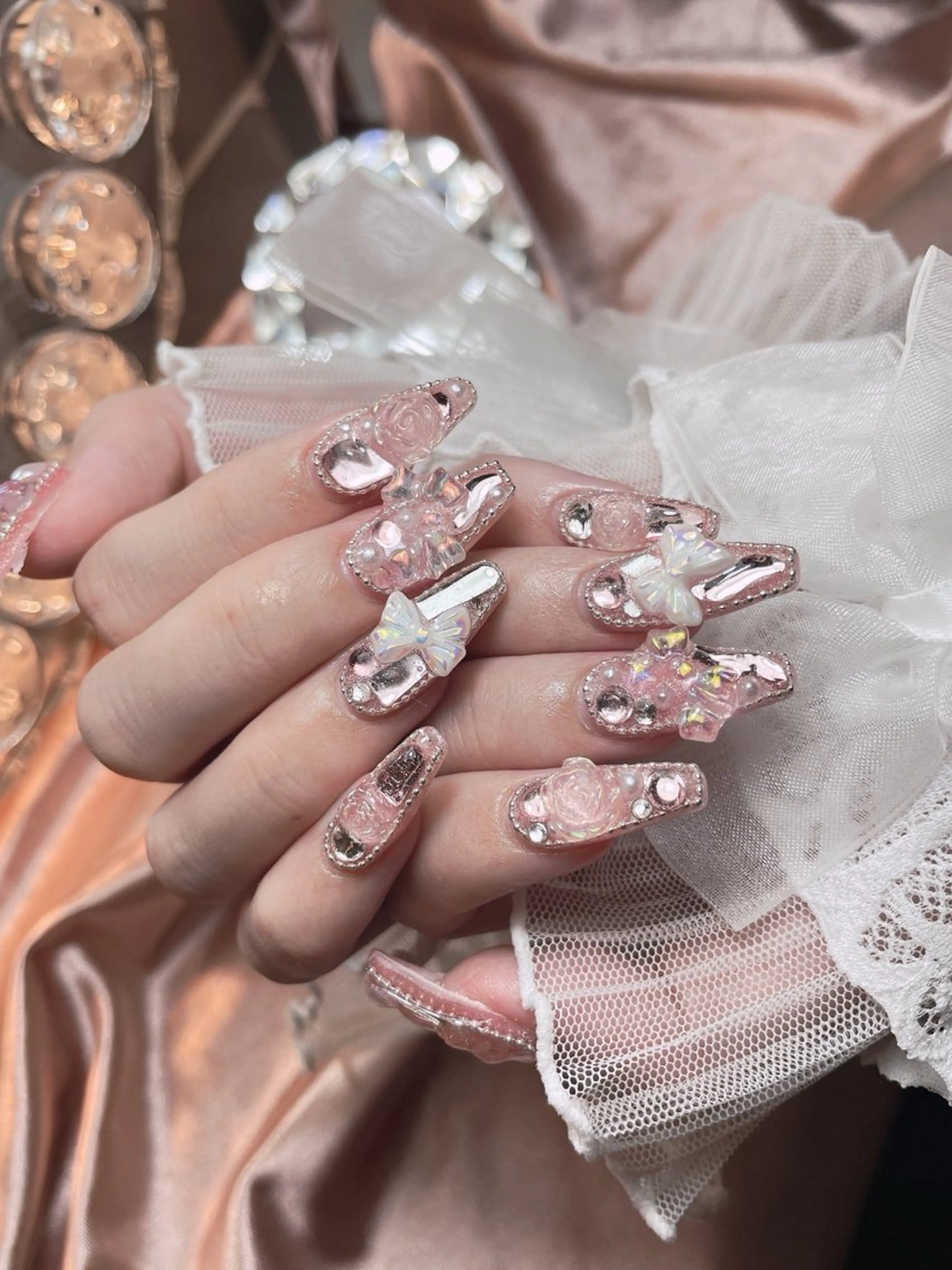 ネイル 23時まで❤︎韓国、 ワンホンネイルのネイルデザイン