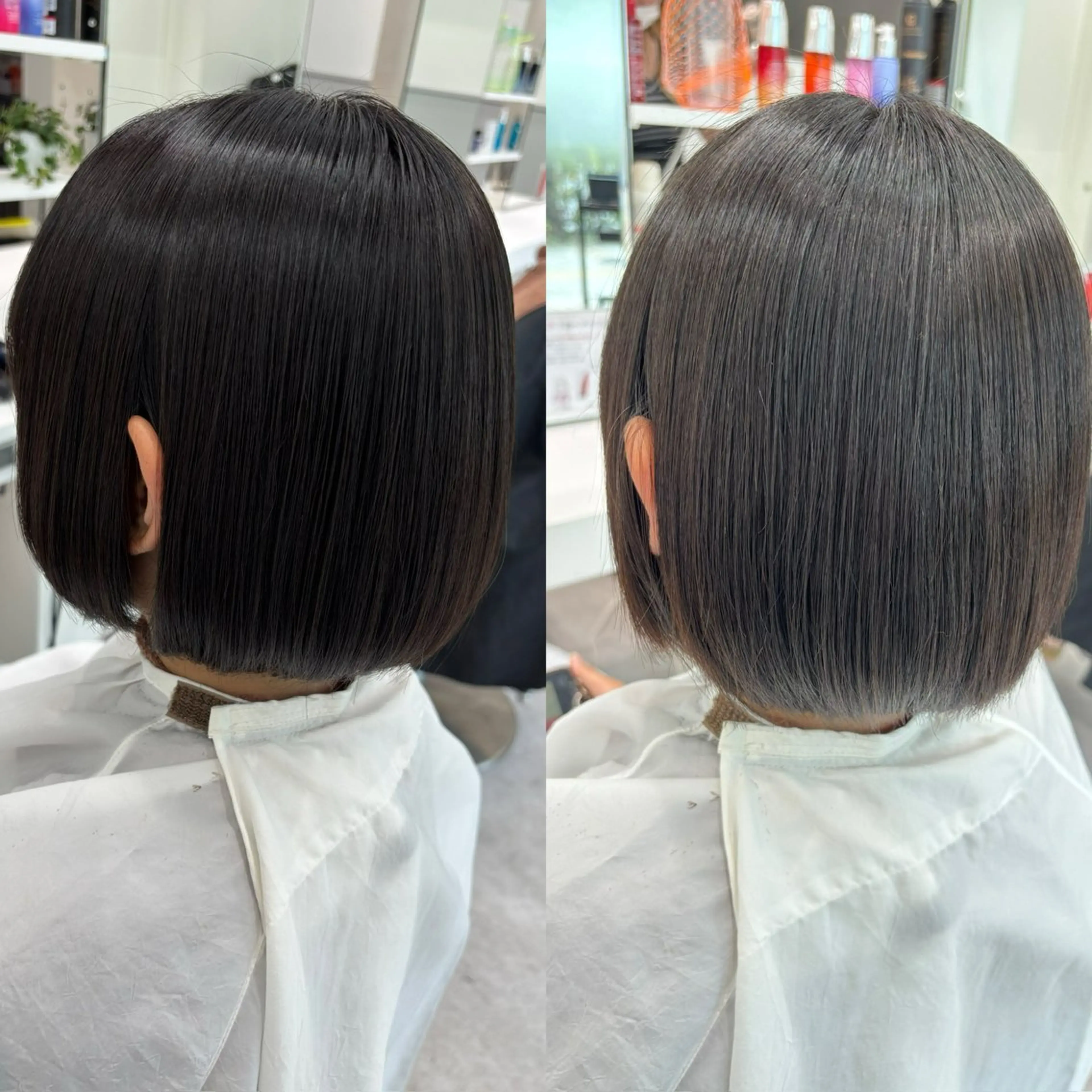ミディアム ボブ 髪質改善 縮毛矯正 縮毛矯正 🥀縮毛矯正🥀 川﨑和希のヘアスタイル