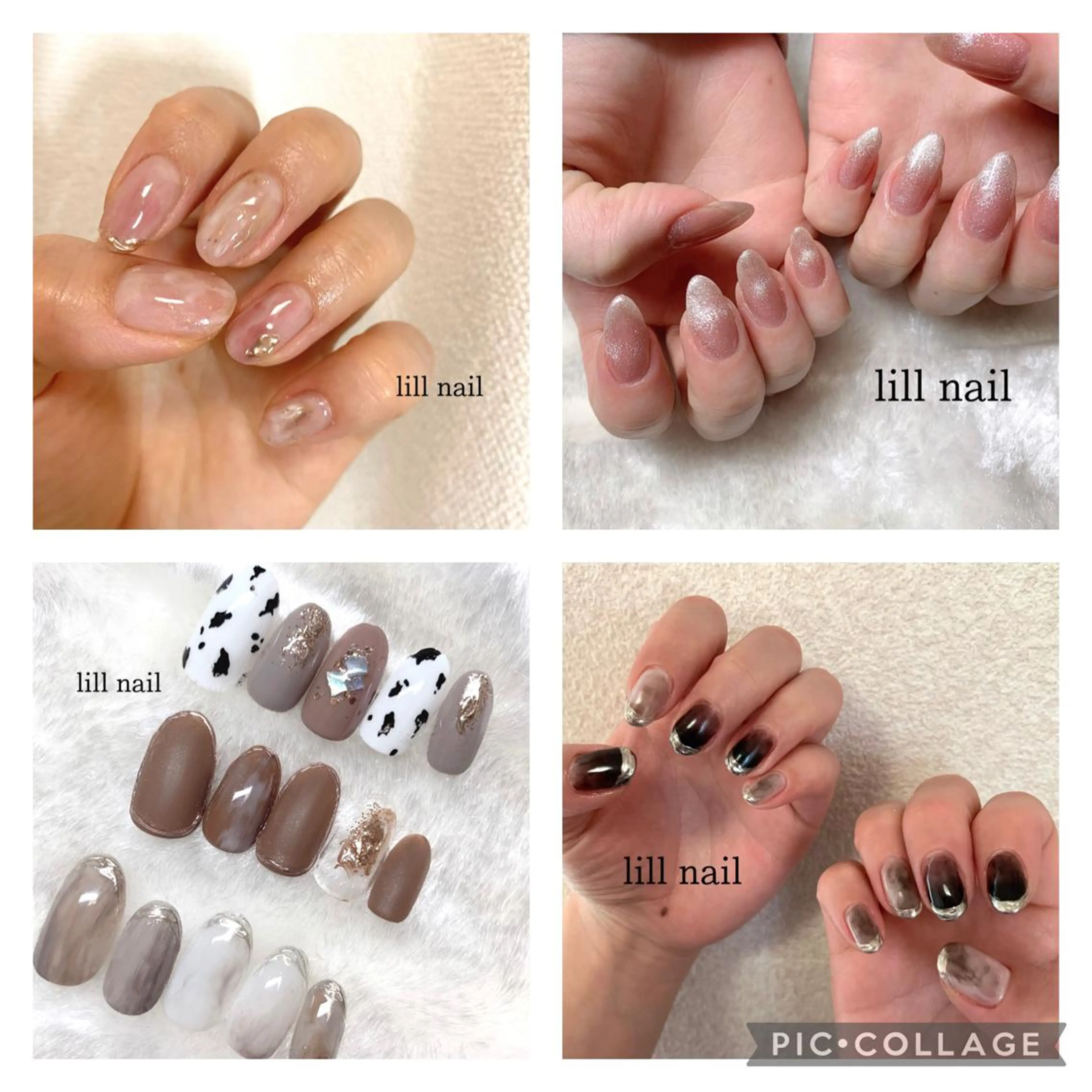 ミディアム pllia beautyのネイルデザイン