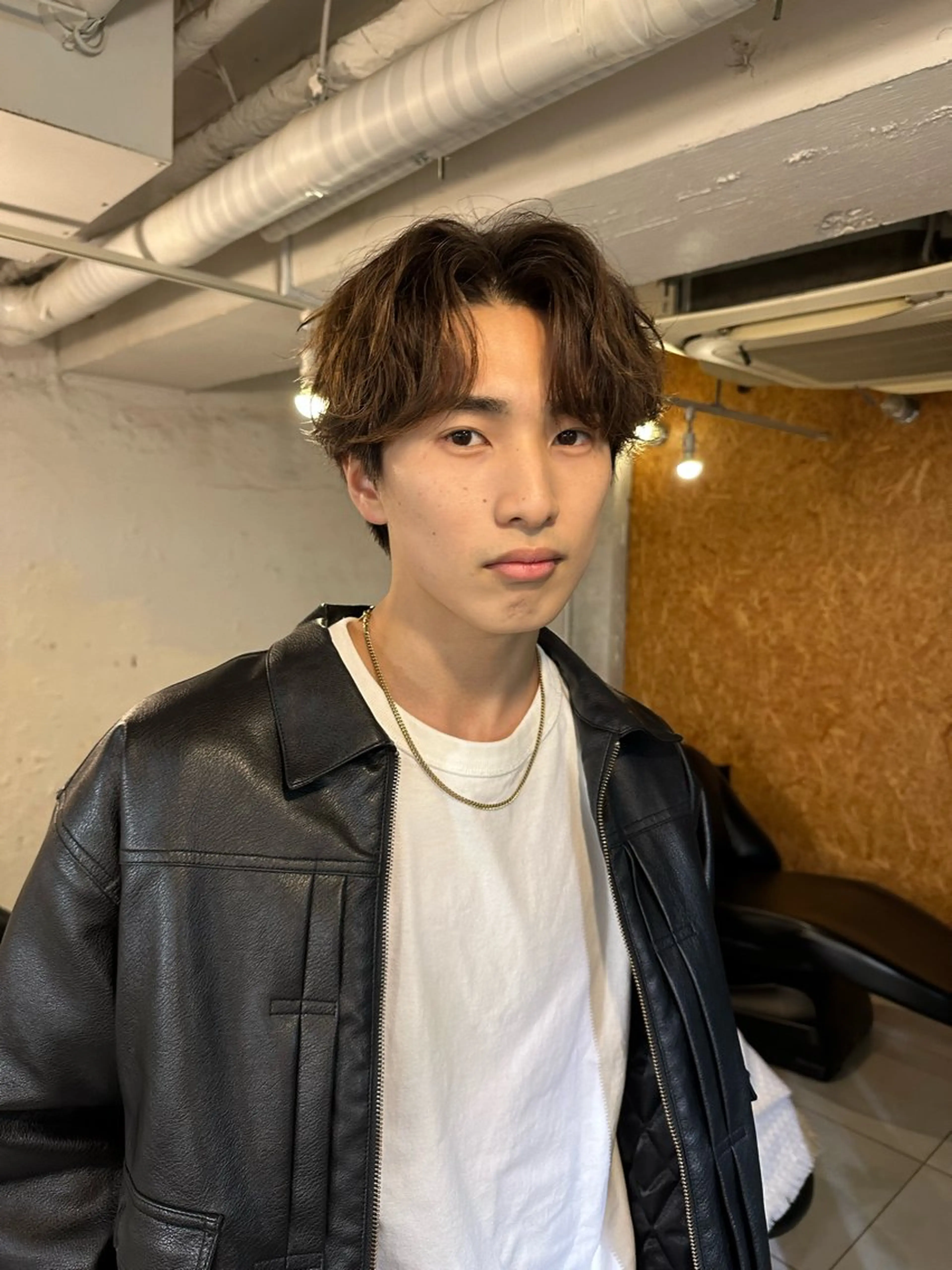 ミディアム メンズ 横浜/メンズ特化/ Farbe/田中颯斗のヘアスタイル