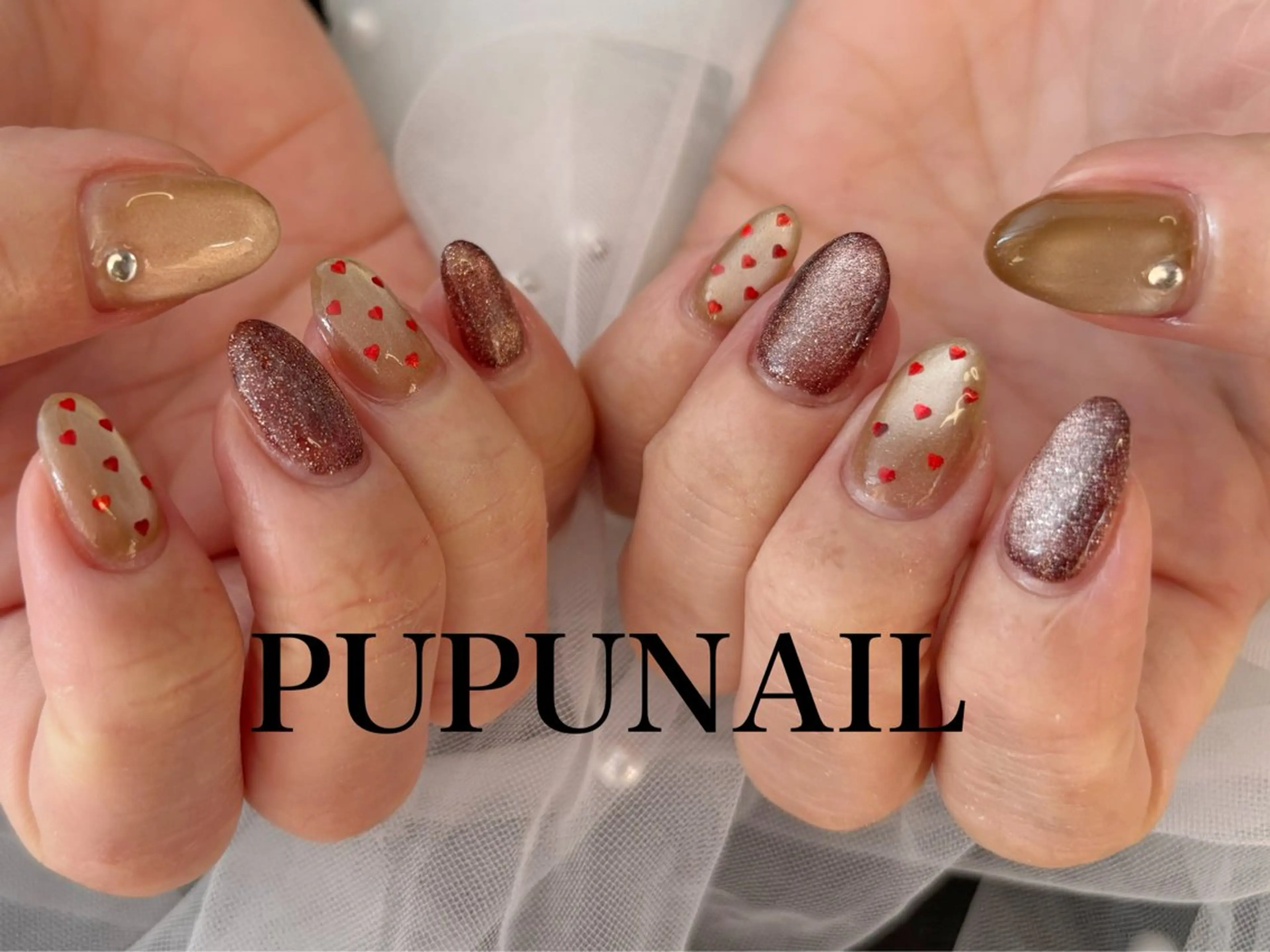 ミディアム ハンドネイル Re:Nail Formula所属・kido chieのネイルデザイン