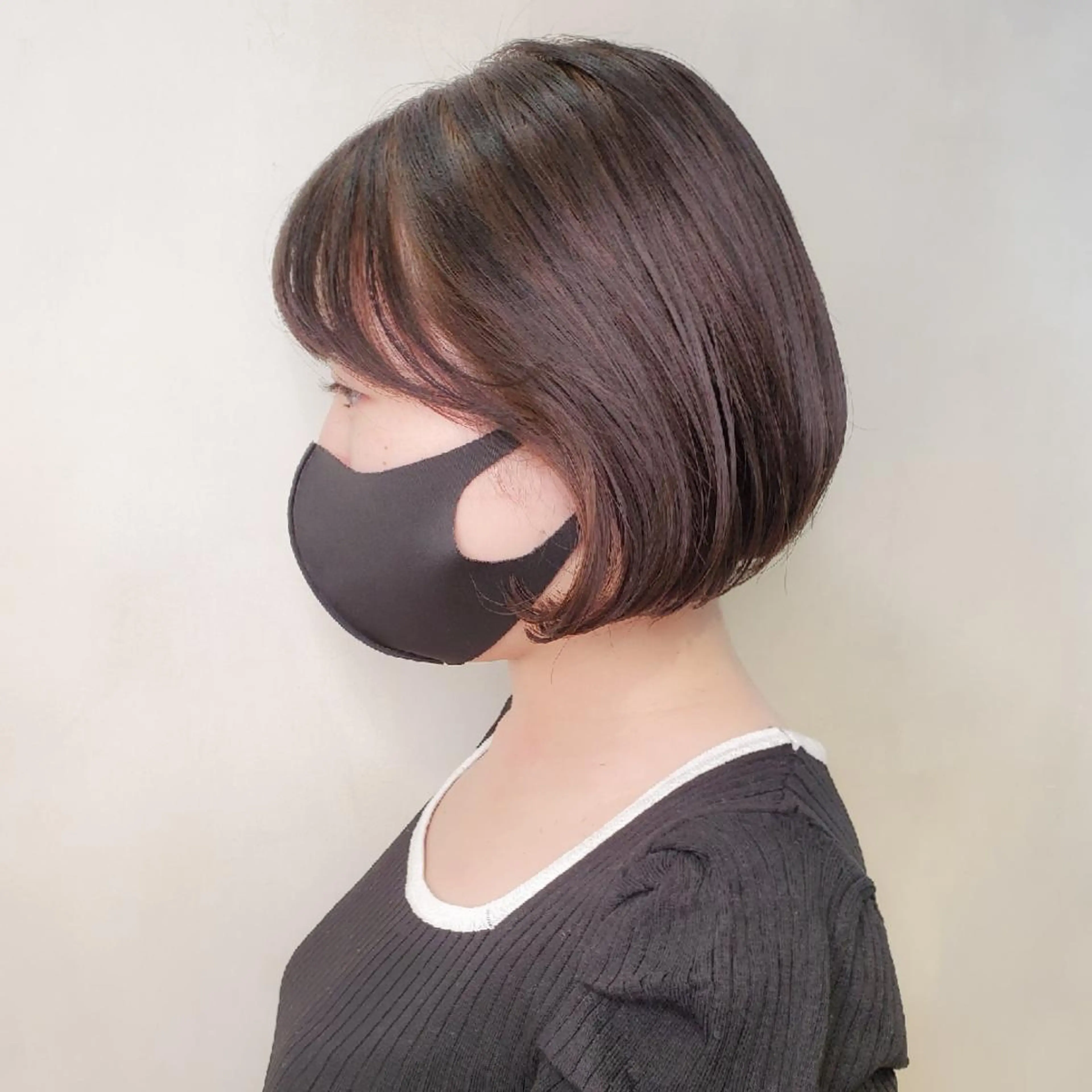 ショート 顔周りカット タンバルモリ 韓国風ヘア 韓国レイヤー suzuのヘアスタイル