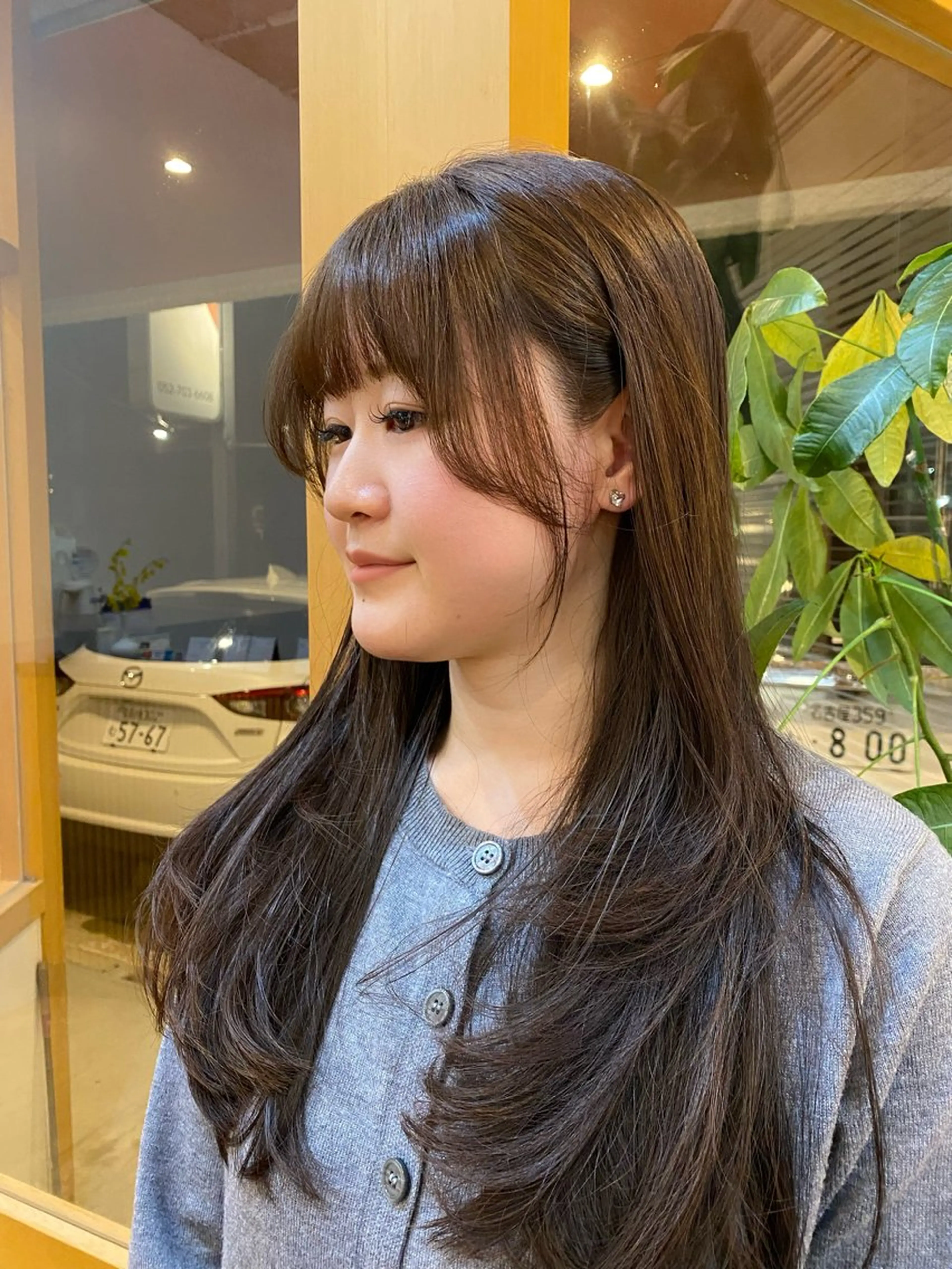 ロング ロング カット 艶カラー／ストレート かとうゆうき🍯のヘアスタイル