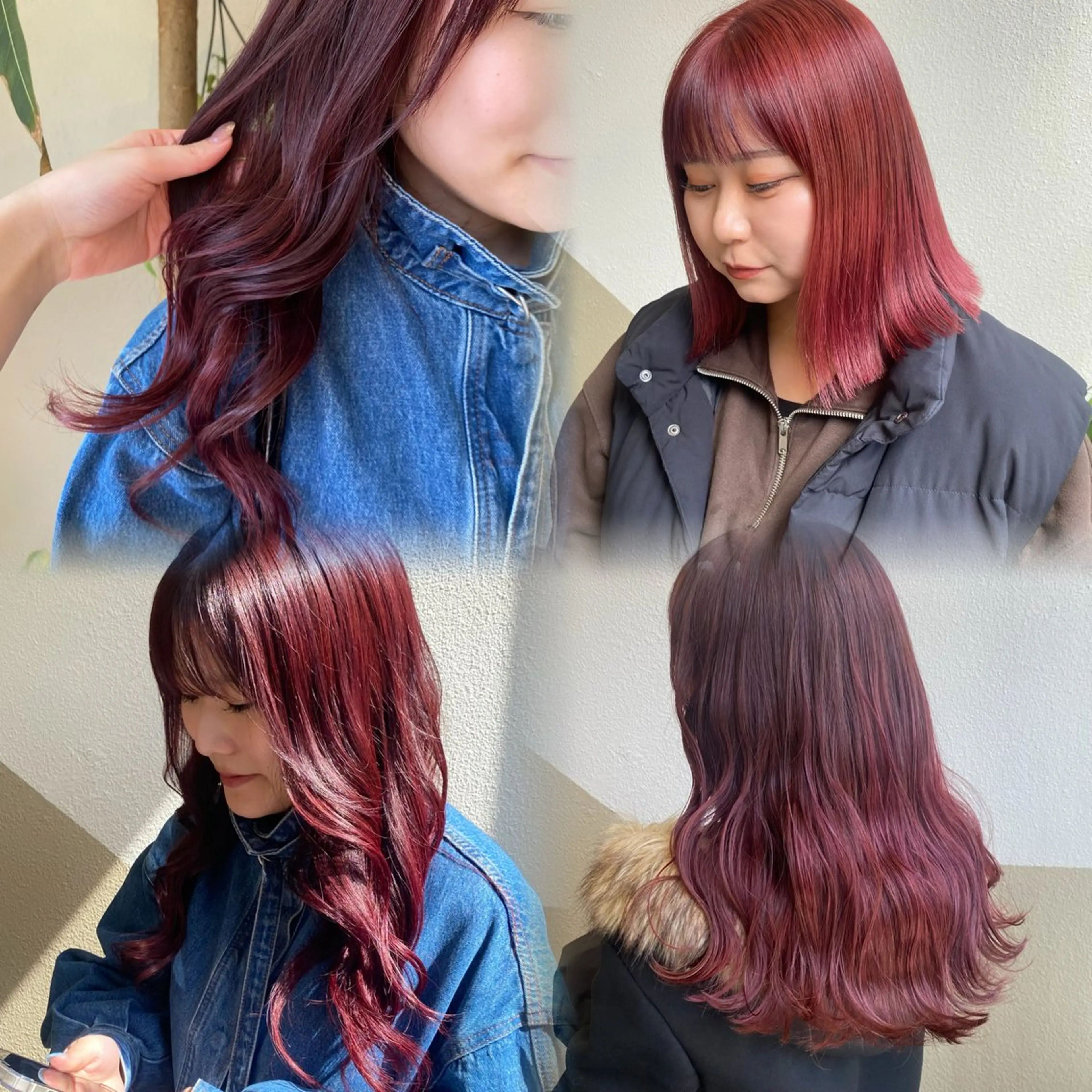 ロング カラー カット ヘアカラー トリートメント 透明感カラー/ 小顔カット/ミヅキのヘアスタイル