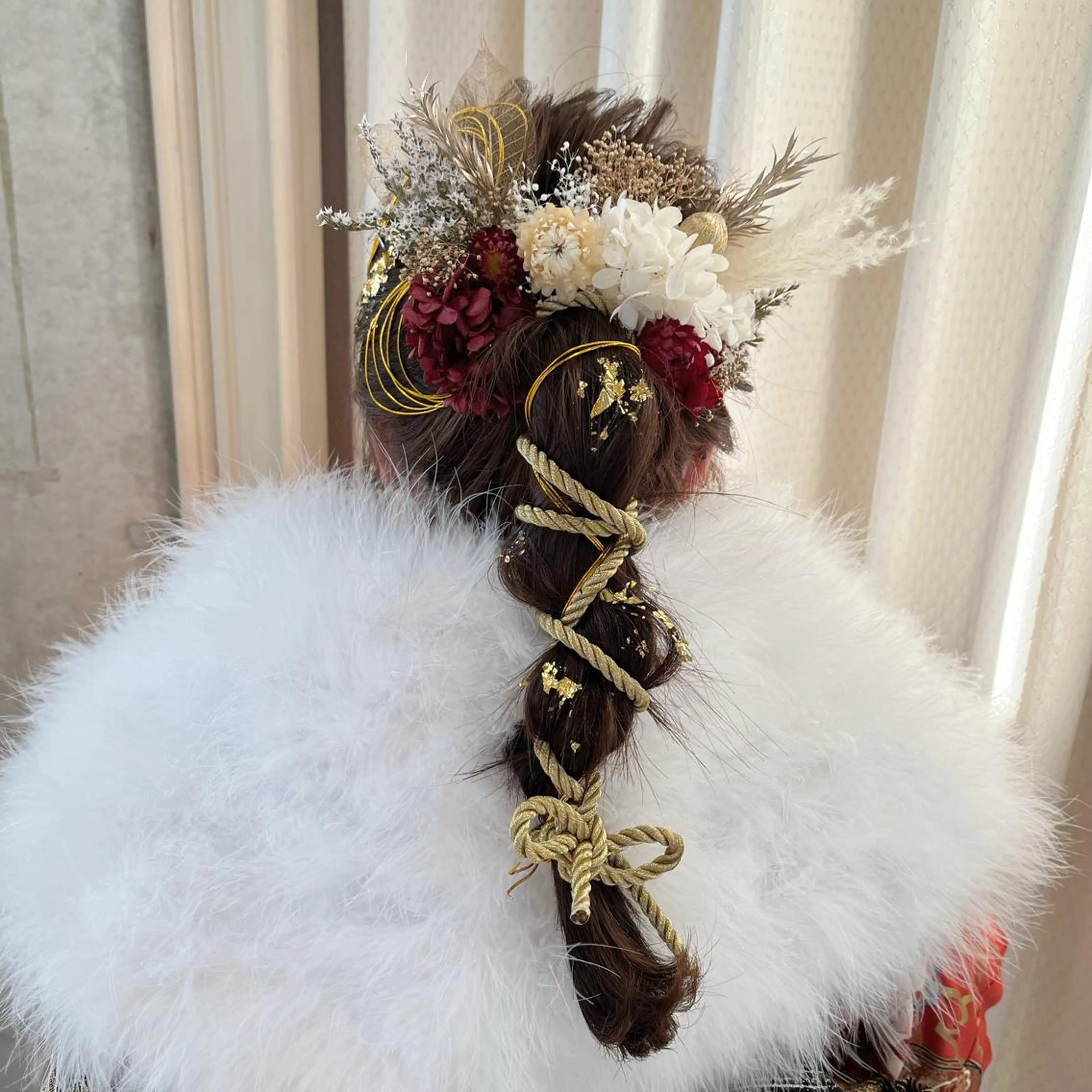 ロング ヘアアレンジ 着付け サソウ ユリエ🥥のヘアスタイル