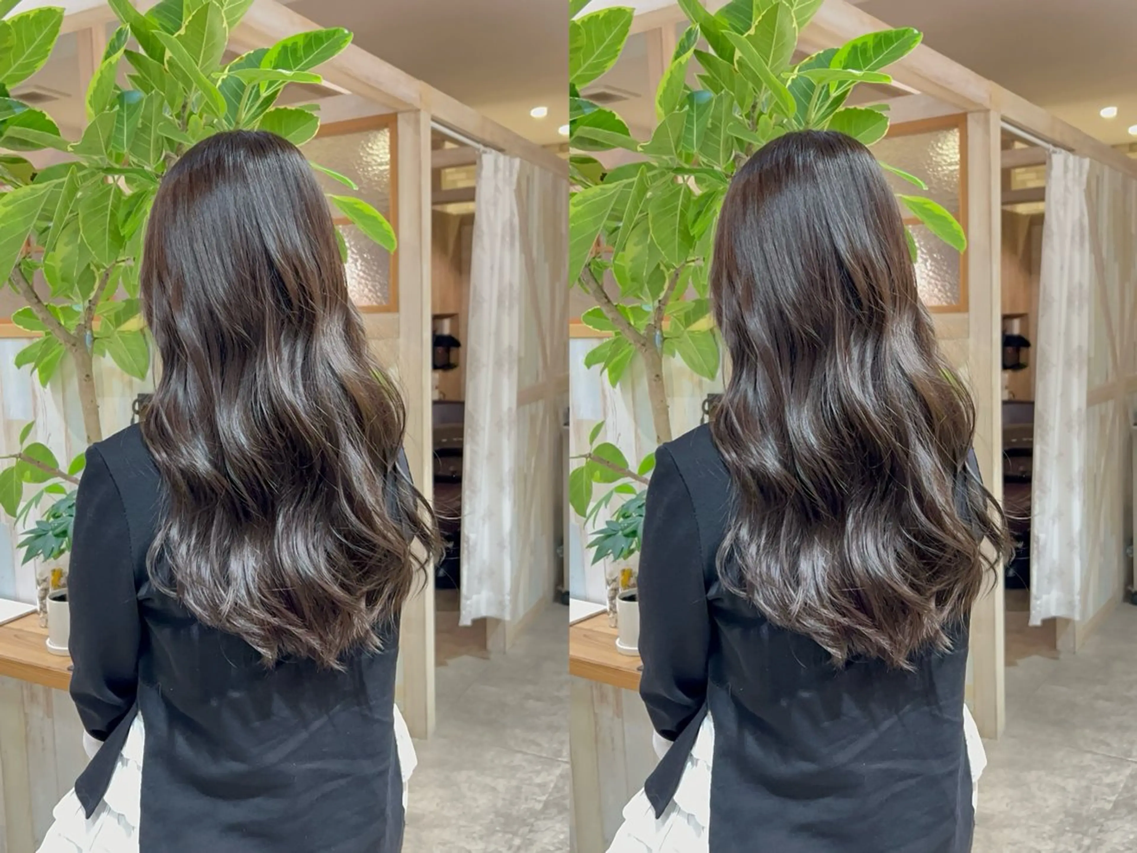 ロング カラー アッシュ アッシュグレー 透明感カラー 北花田美容師🍃村尾 光太/むらのヘアスタイル