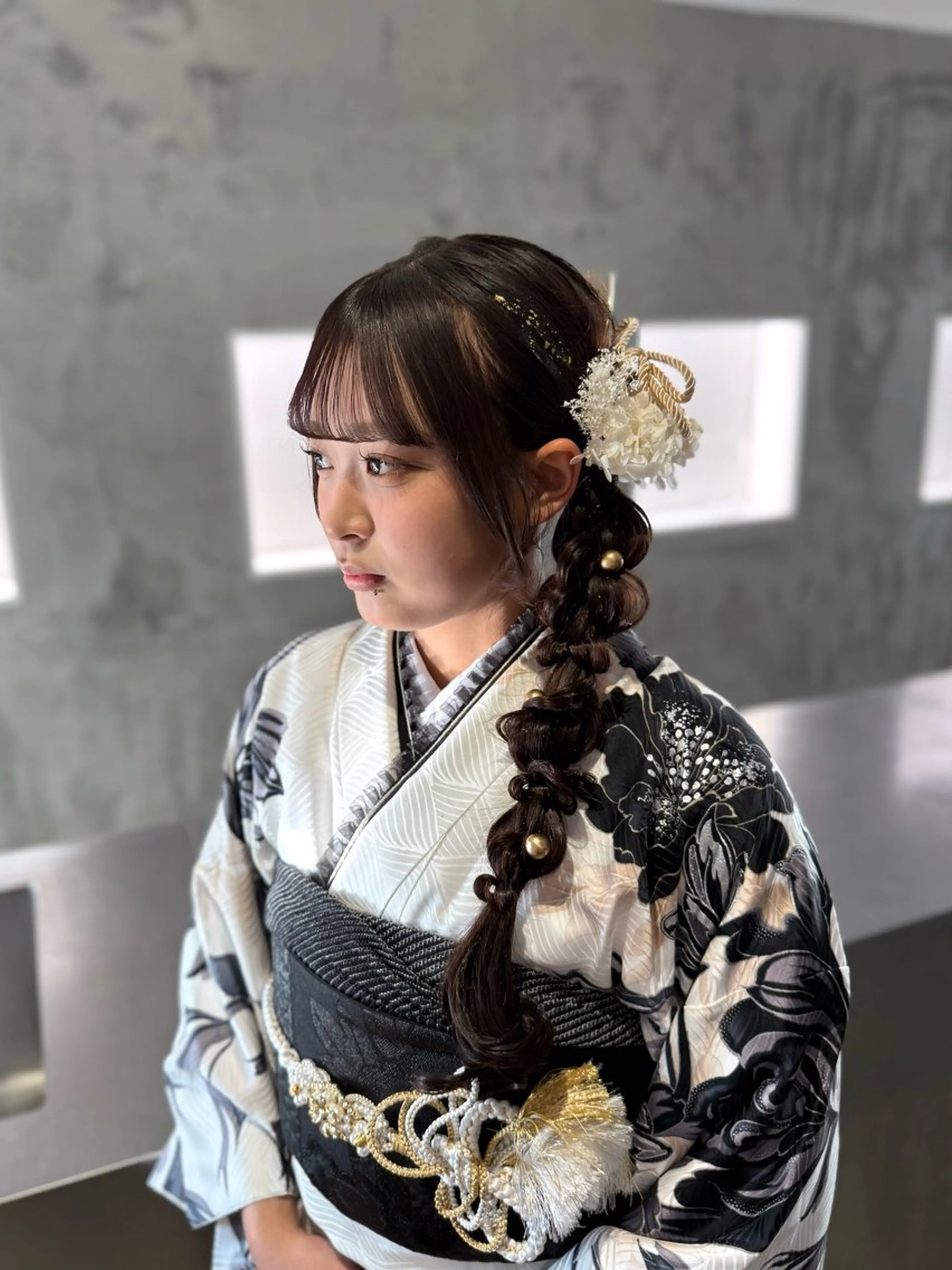 ヘアアレンジ 着付け 透明感カラー/ アレンジ✩akaneのヘアスタイル