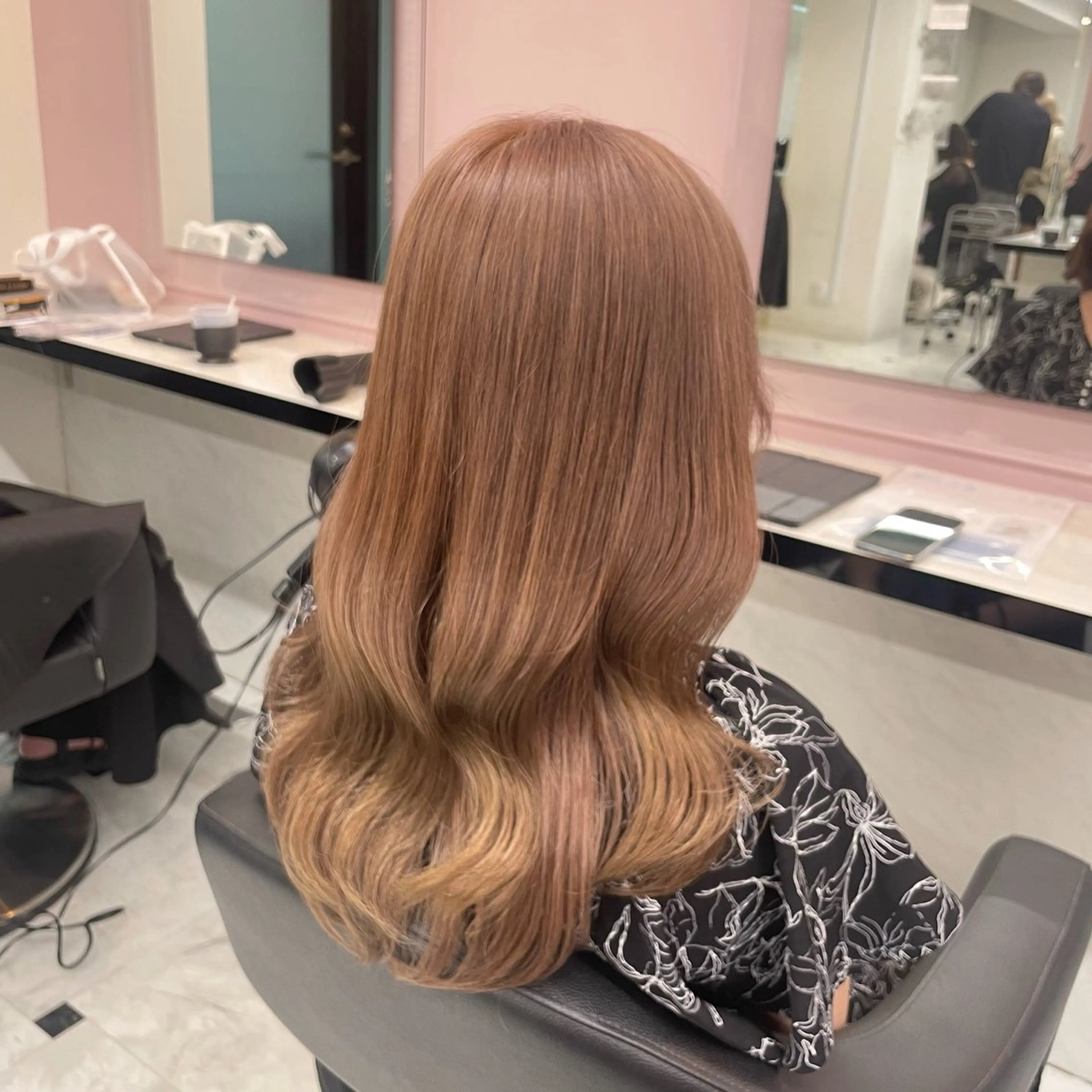 セミロング カラー ヘアカラー トリートメント ヘッドスパ ヘアセット 💖艶と似合わせ💖 カラーカット💖のヘアスタイル
