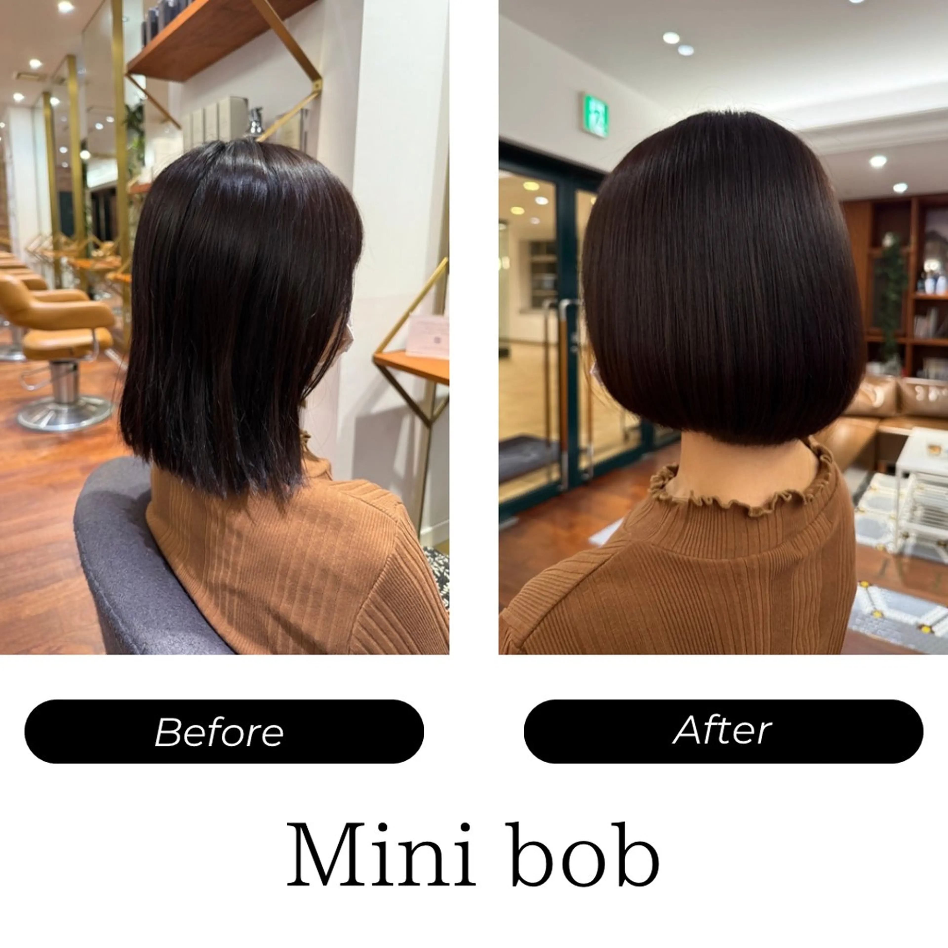 ショート ボブ BEAUTRIUM所属・大前斗夢ショート /くびれカットのヘアスタイル