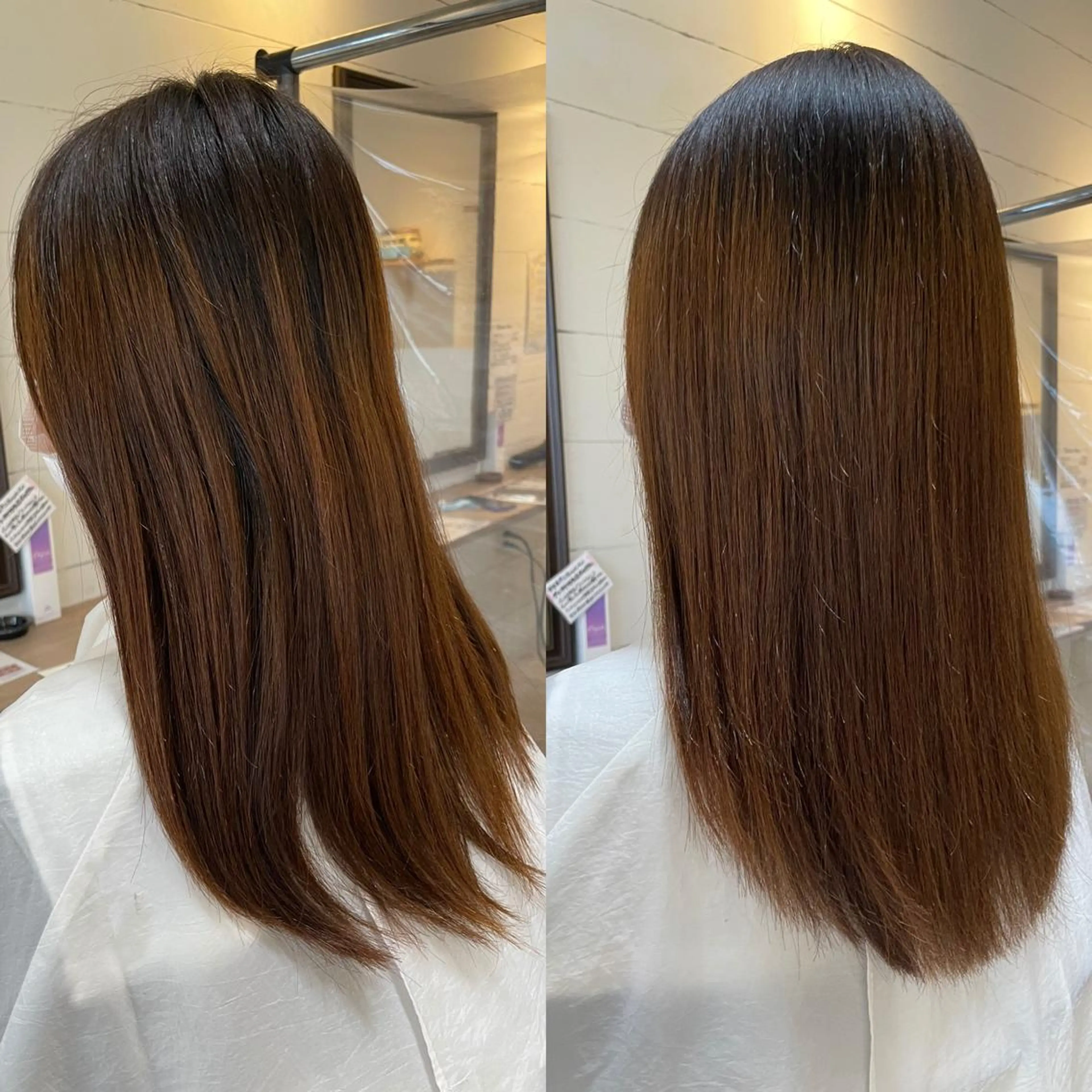 ミディアム esse大阪茶屋町店所属・レイヤーカット 新井田陽寿のヘアスタイル