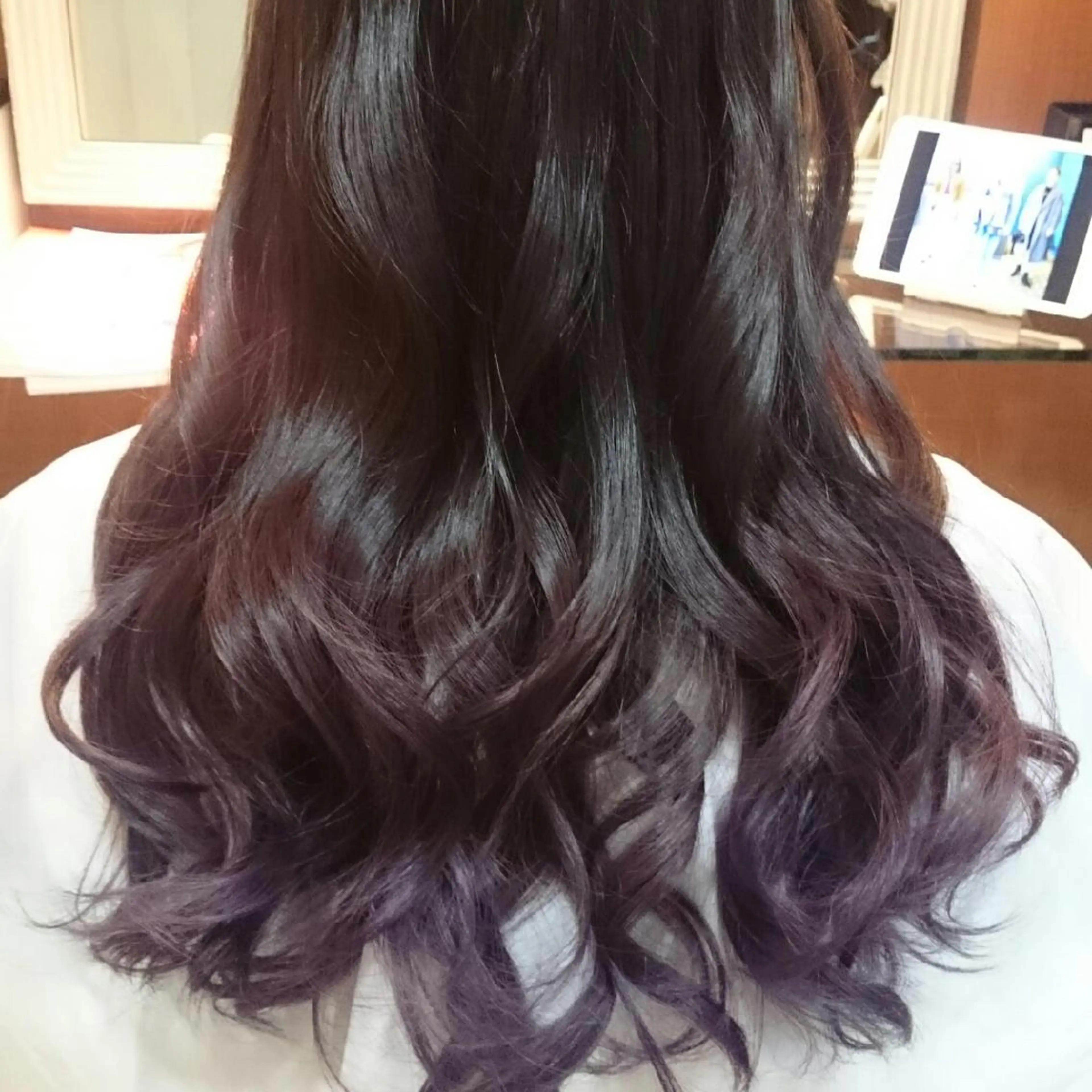 ロング カラー ラベンダーカラー トリートメント 武田尚子🌸 自然に仕上がる矯正のヘアスタイル