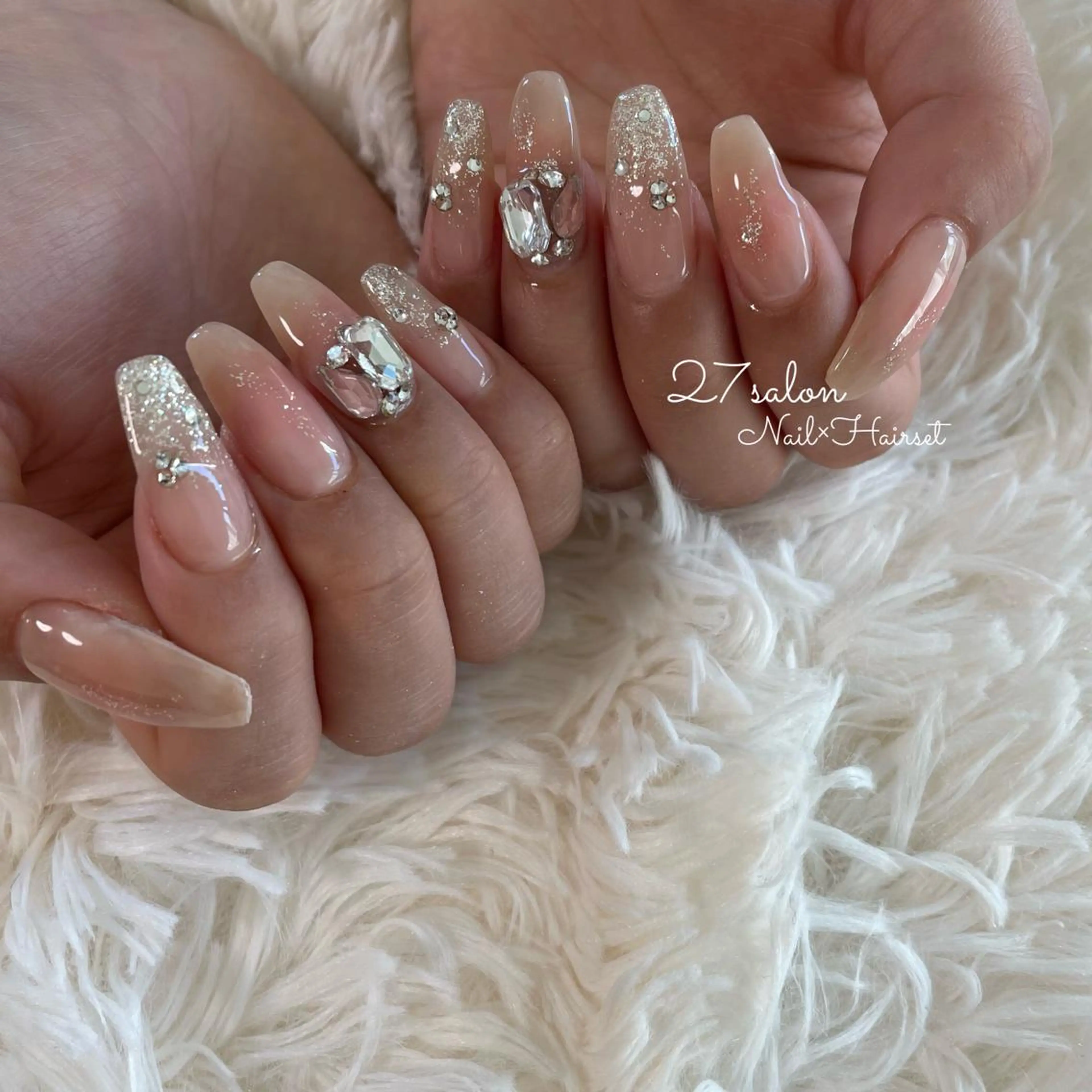 ネイル チークネイル 27salon yuinaのネイルデザイン