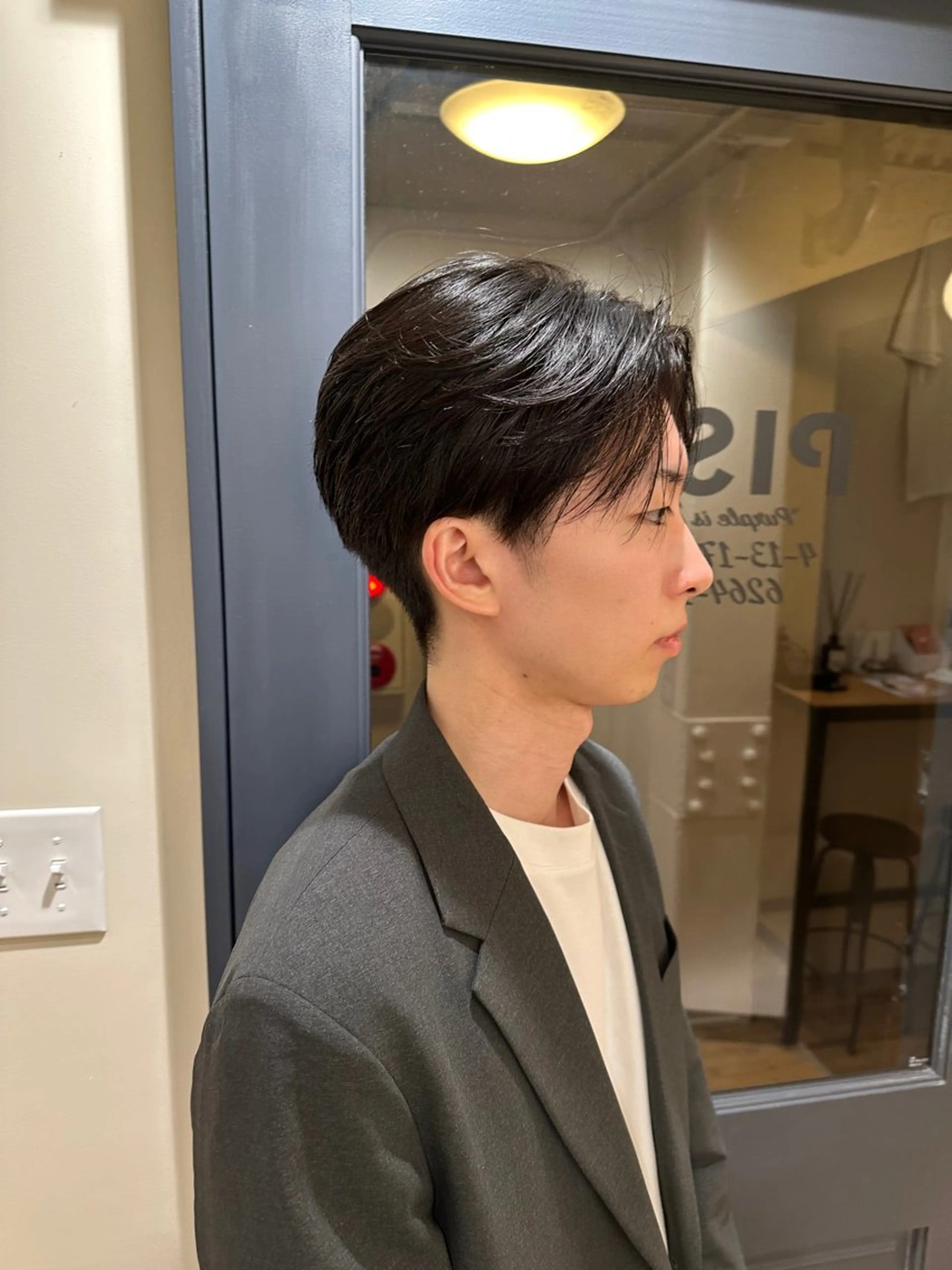 メンズ センターパート 刈り上げ 似合わせデザイン✨/ 大野 颯平/銀座のヘアスタイル