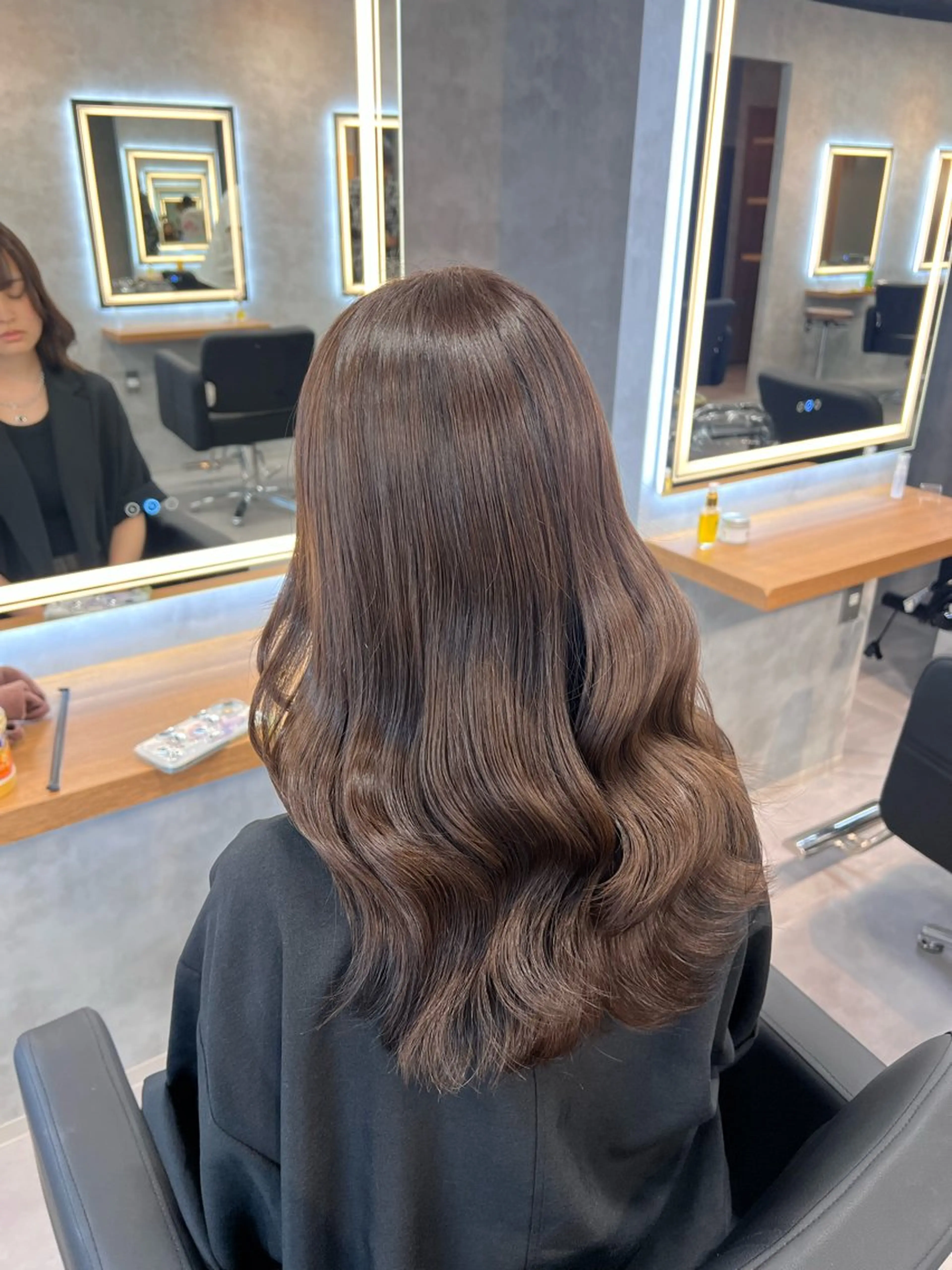 セミロング カラー ベージュカラー ブリーチ ブリーチなしカラー 💖札幌カラー 指名No.1💖玲奈のヘアスタイル