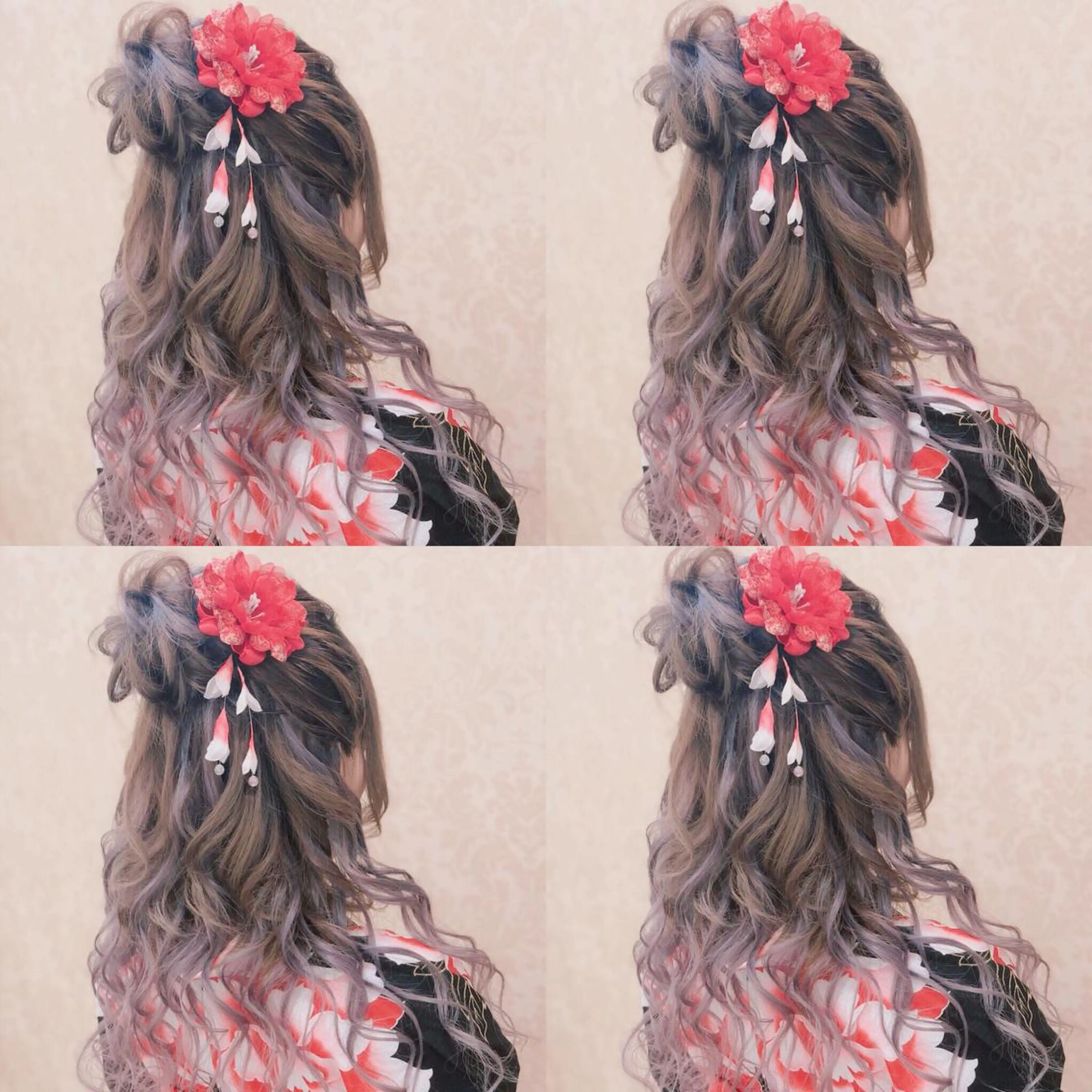 ロング ヘアアレンジ お団子ヘア ヘアセット 🌷MAYU 🌷のヘアスタイル