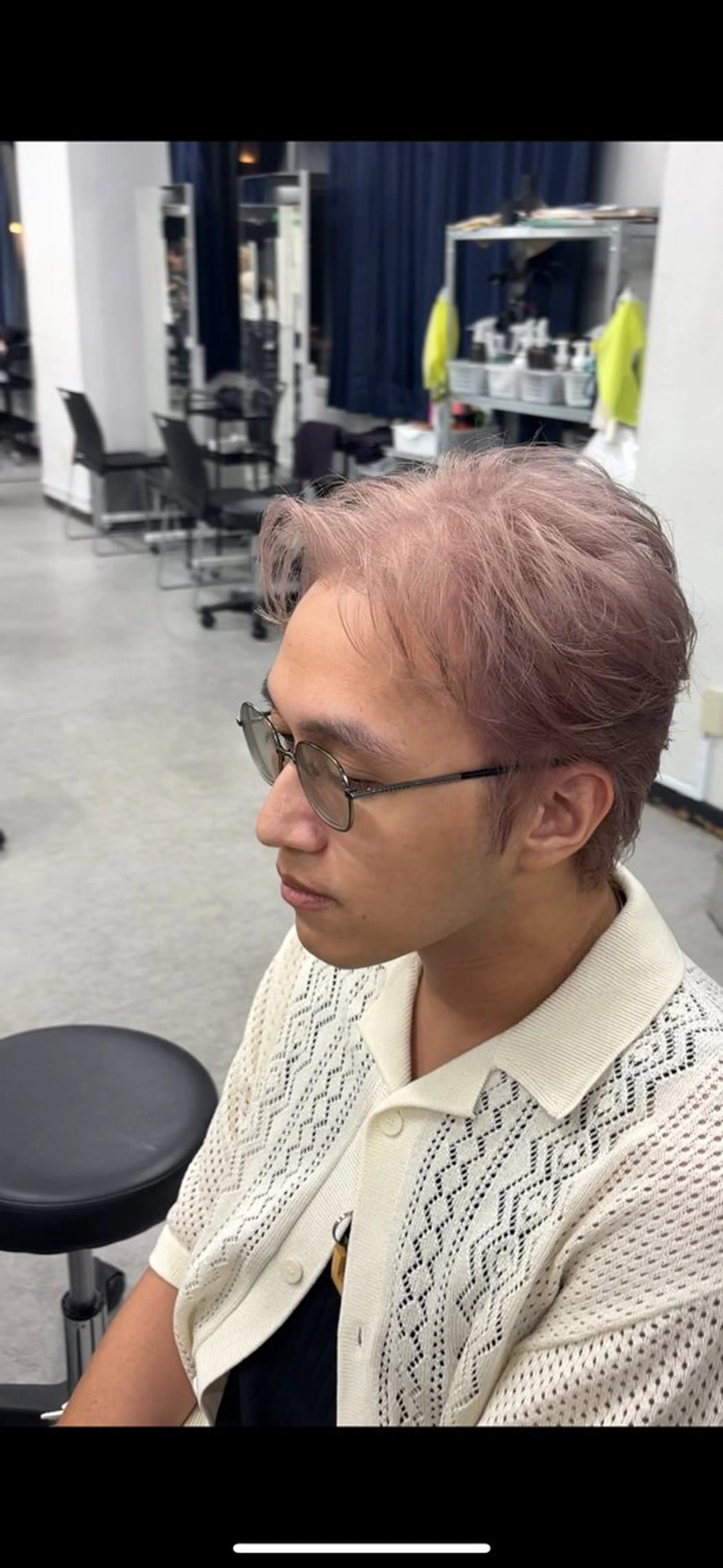 カラー パーマ メンズ ピンクカラー トレンド🔥メンズ 特化⚡️網野裕希のヘアスタイル